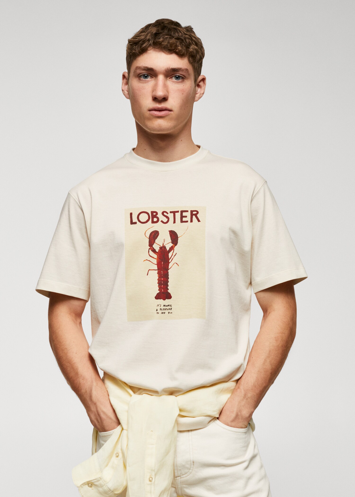 T-Shirt Adriana Eskenazi x Mango - Mittlere Ansicht