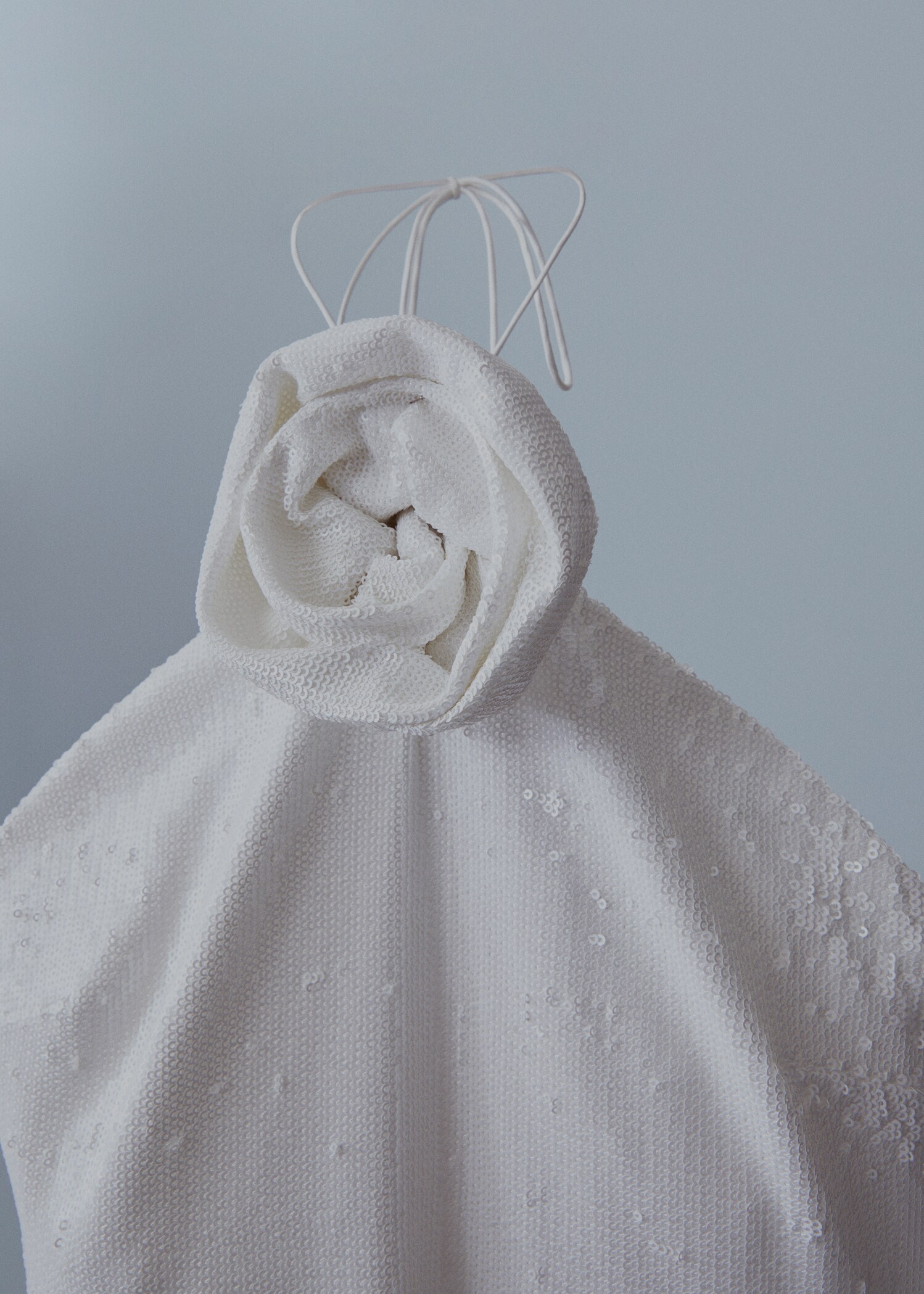 Sequined maxi flower dress - Details of the article 8