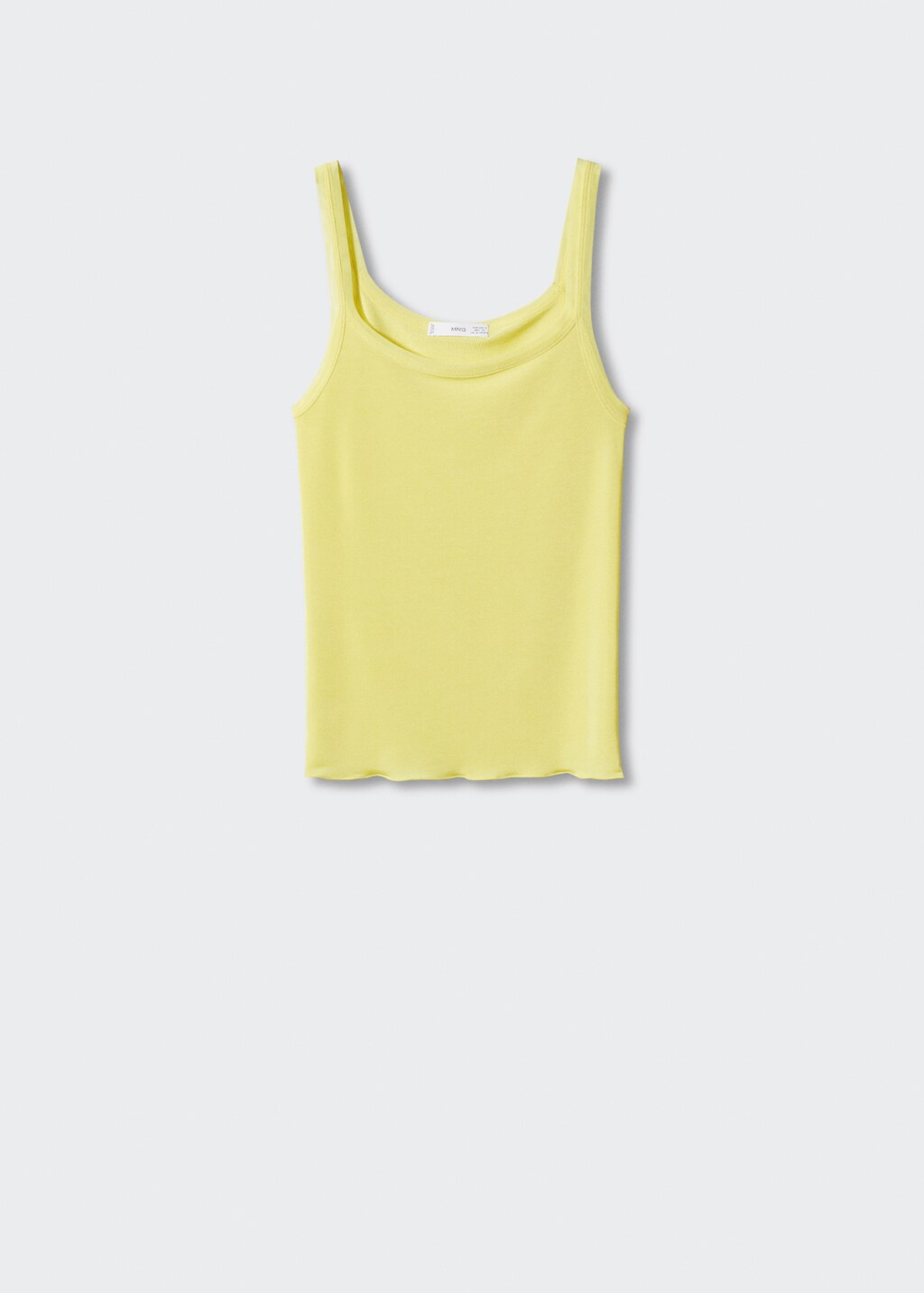 yellow strap top