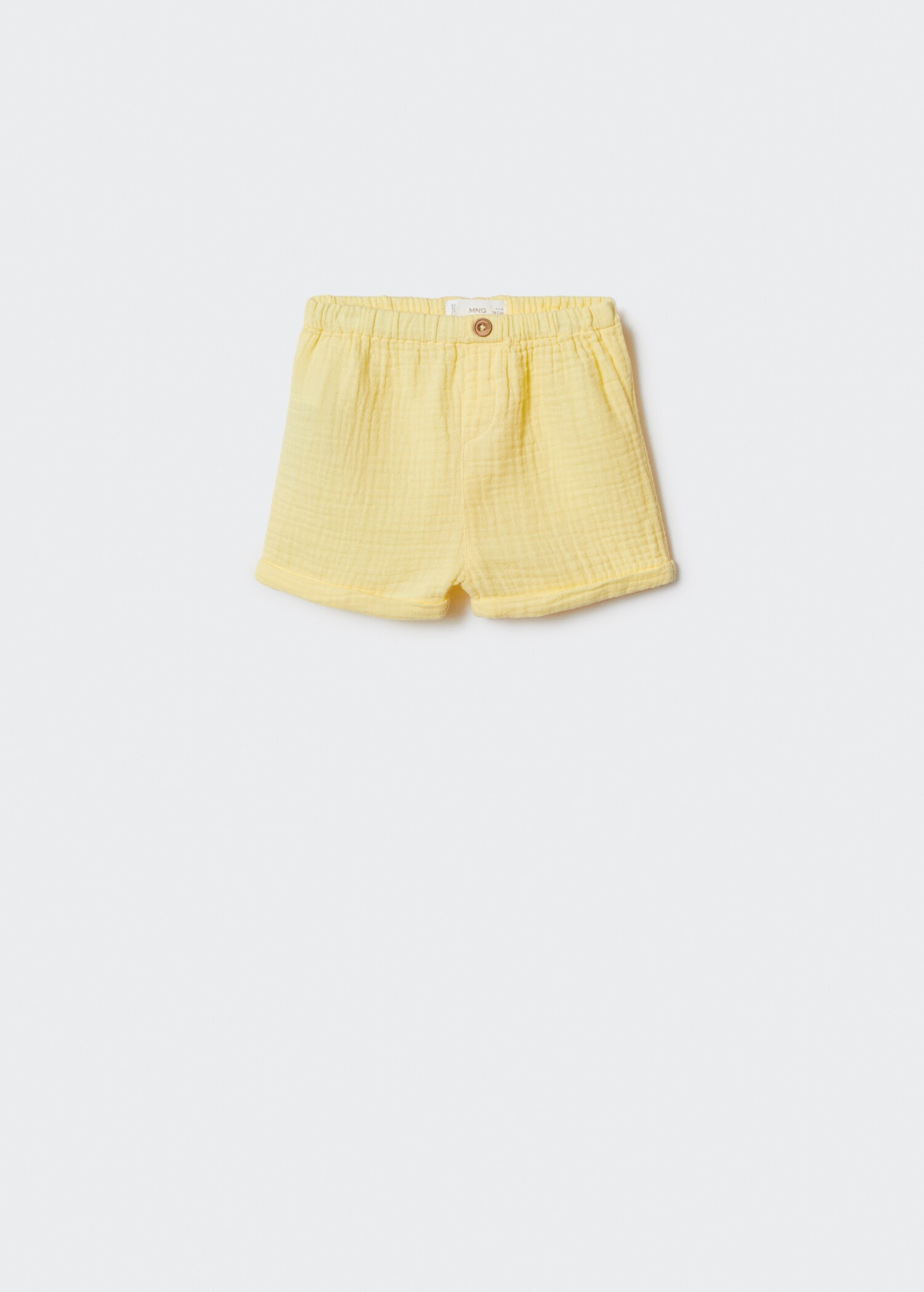 Cotton-blend shorts - Article without model