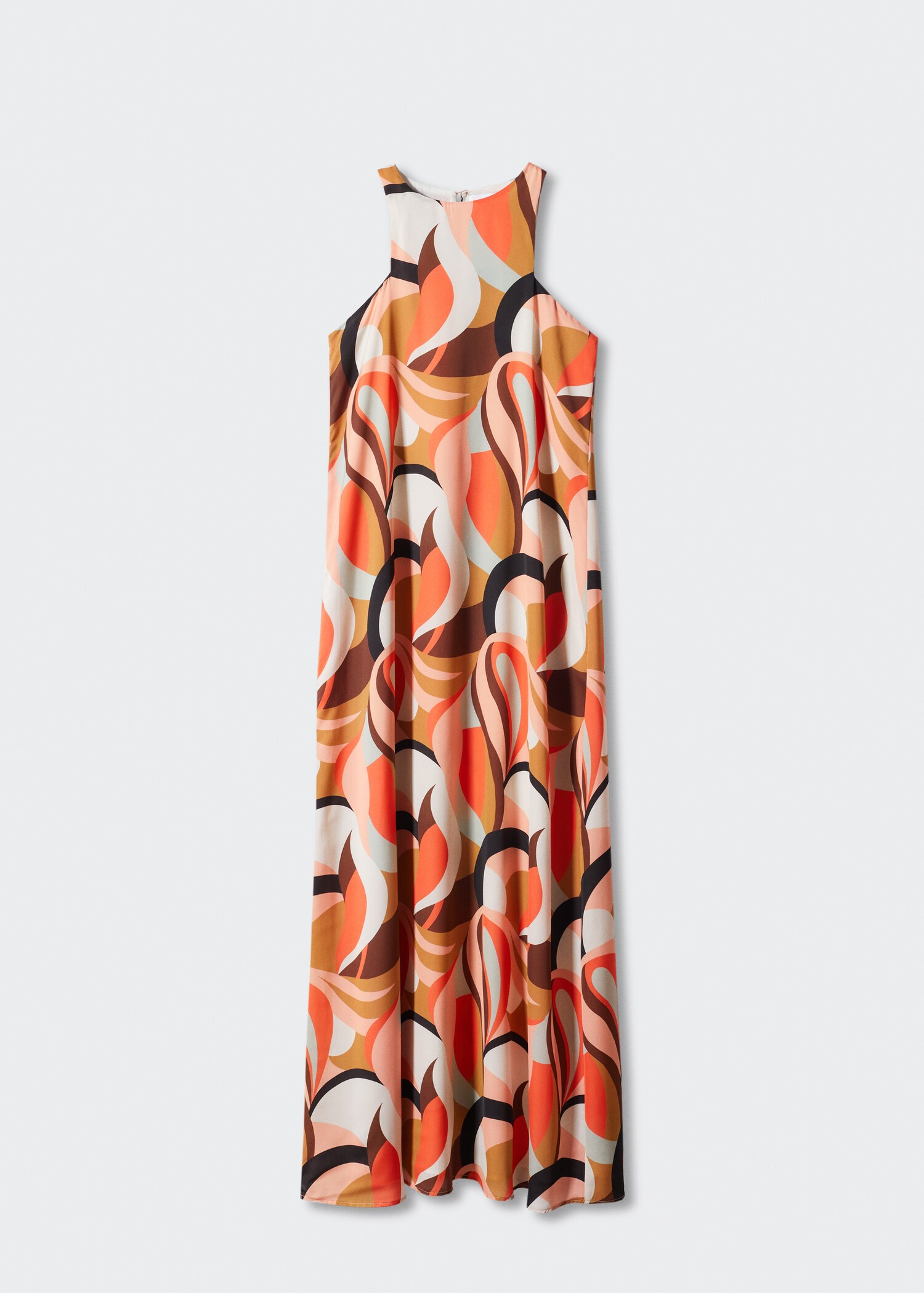 Printed halter dress - Article without model
