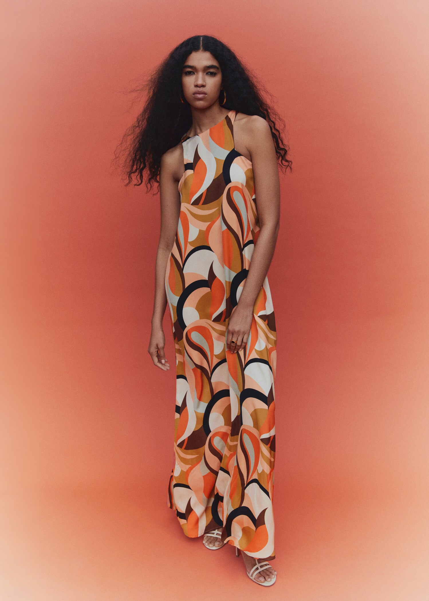 Printed halter dress - Details of the article 6