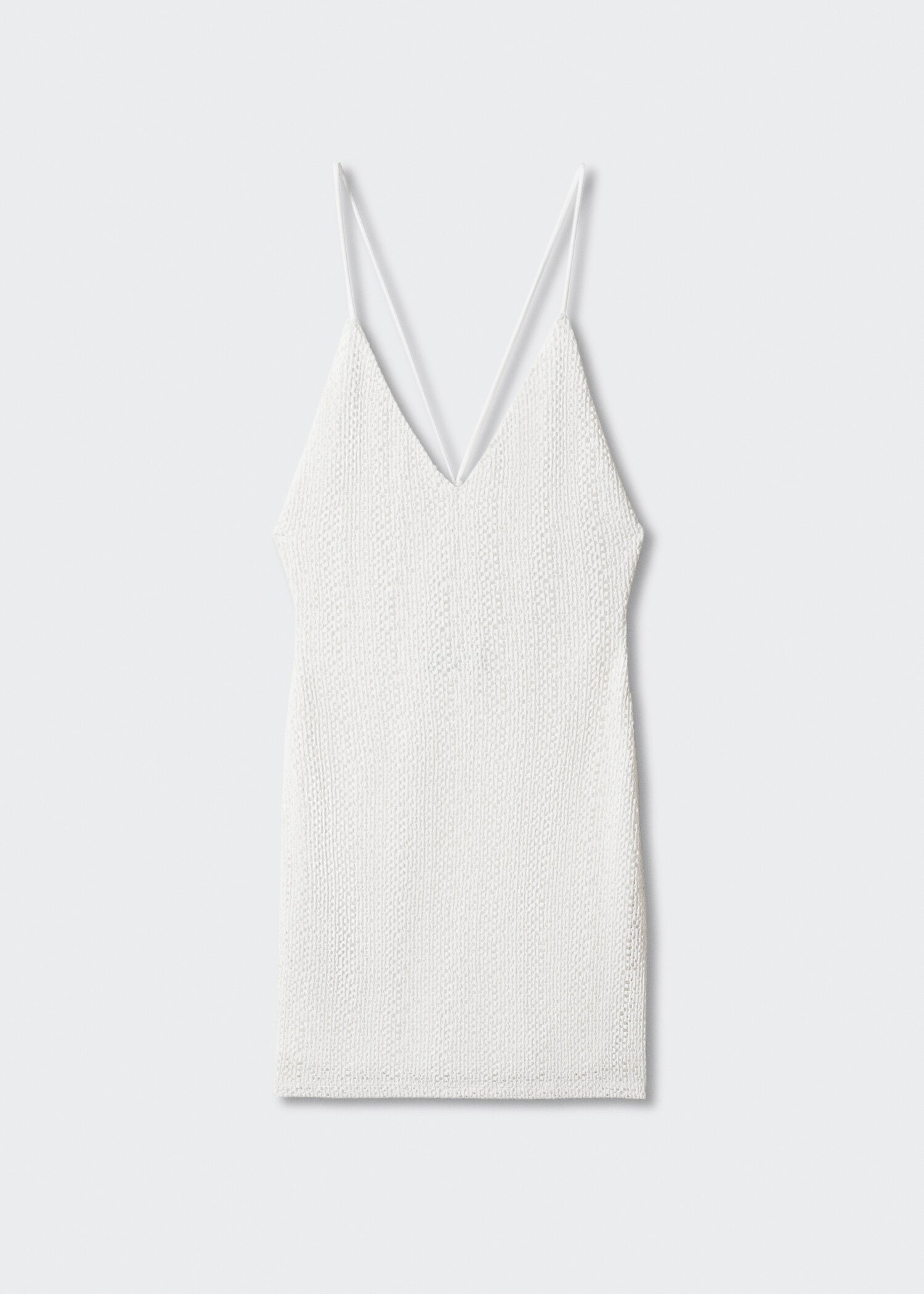 Robe texture dos croisé - Article sans modèle