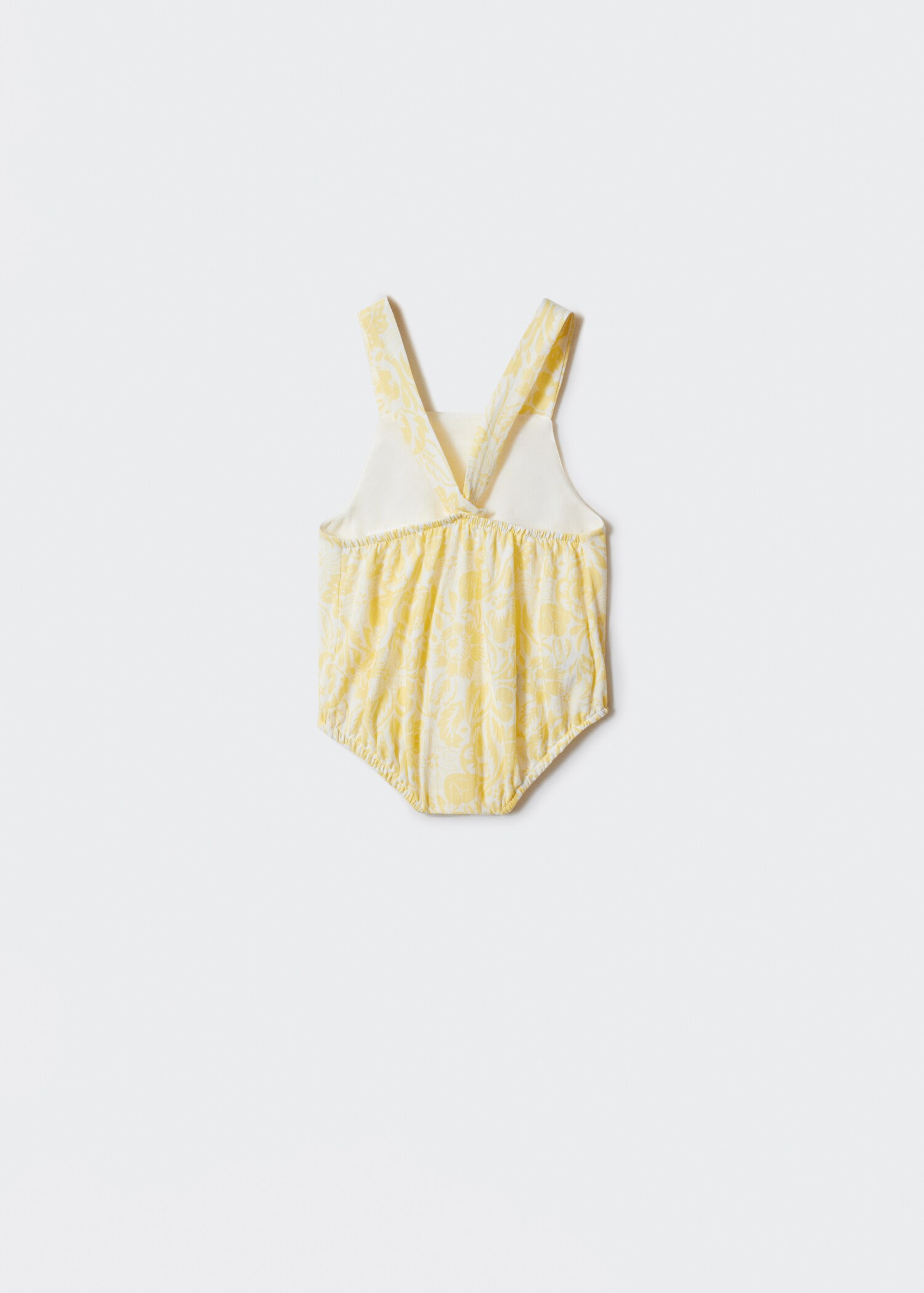 Print cotton one-piece suit - Reverse of the article