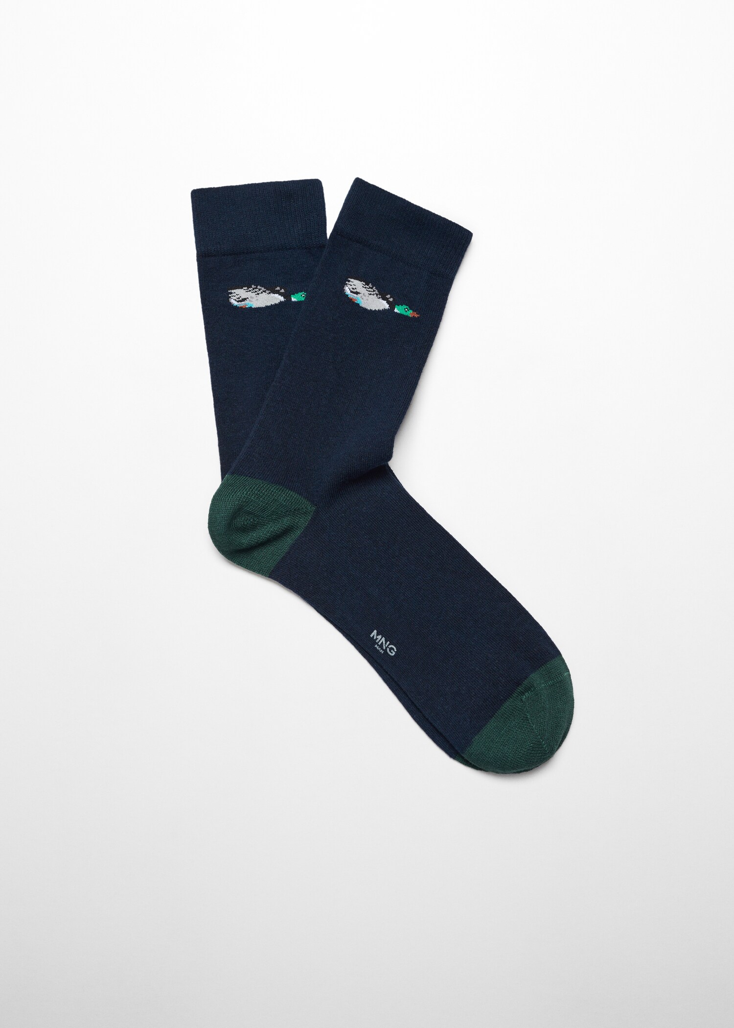 Duck-design cotton socks - Article without model