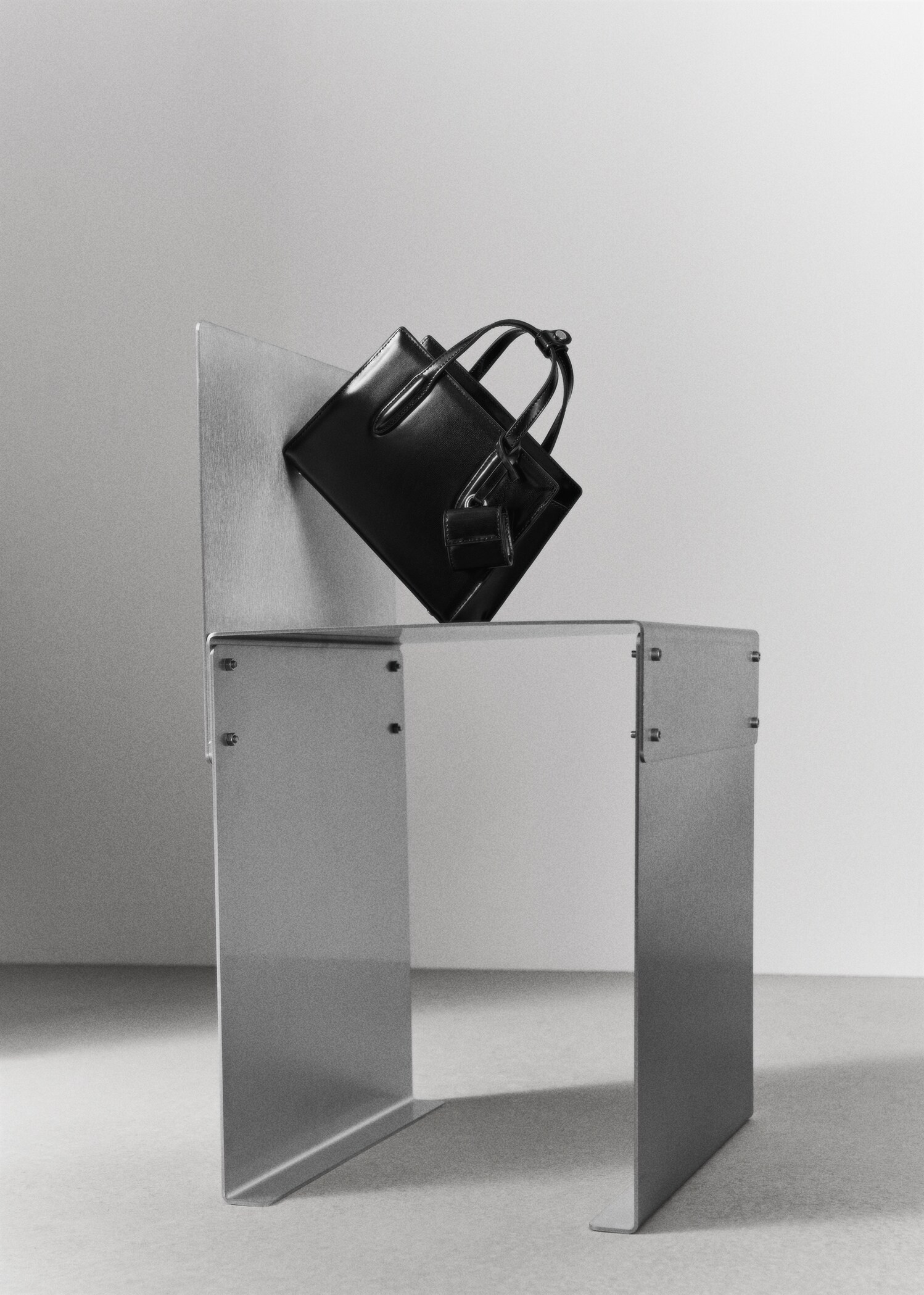 Saffiano-effekt liten shopper väska - Detaljer om artikeln 9