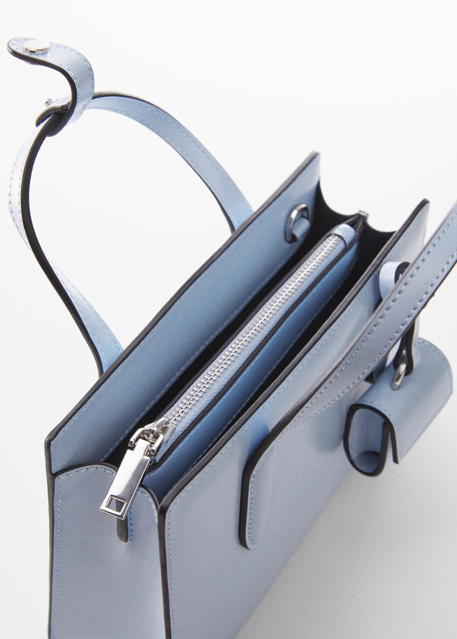 Saffiano-effekt liten shopper väska - Detaljer om artikeln 1