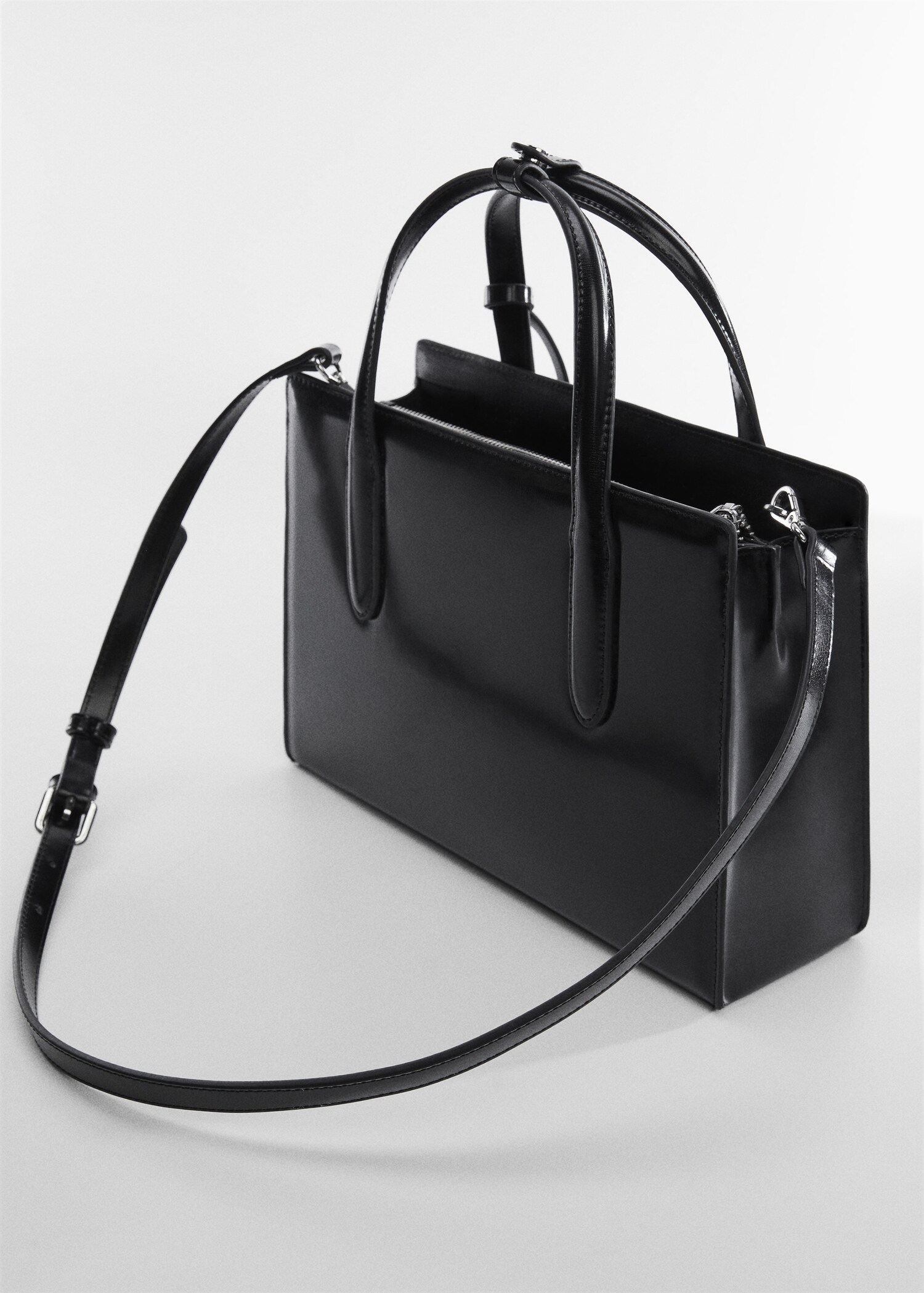 Shopper-Bag in Saffiano-Optik - Detail des Artikels 2