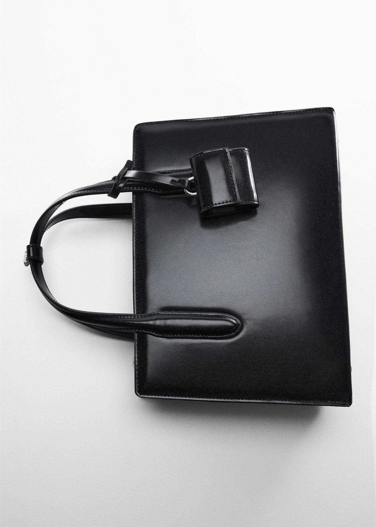 Shopper-Bag in Saffiano-Optik - Detail des Artikels 5