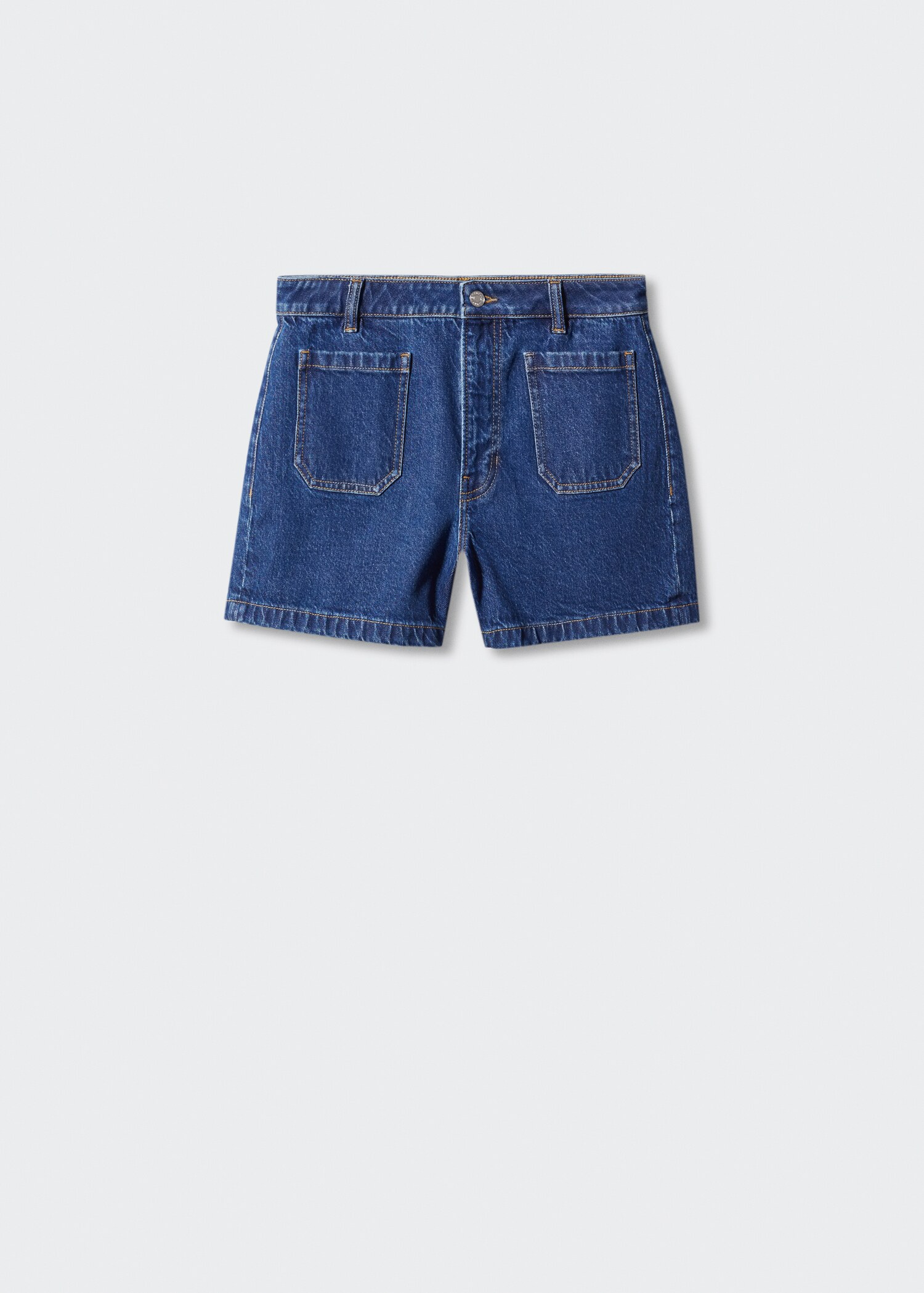 Denim shorts with pockets - Article without model