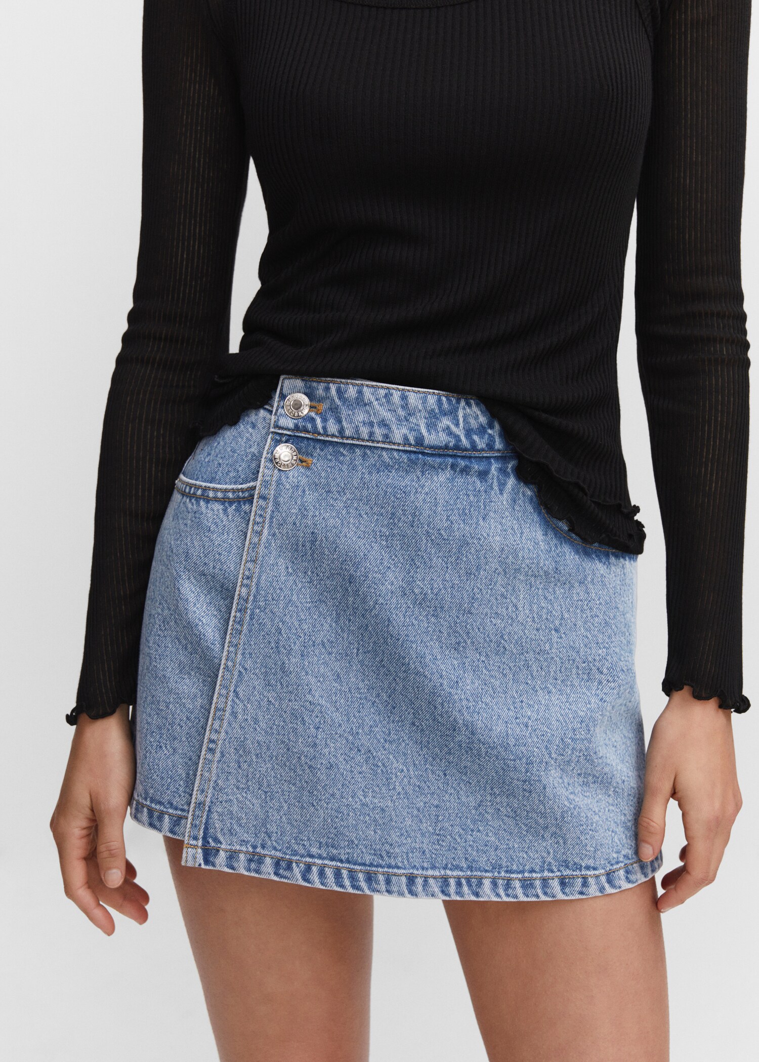 Jupe short en jean - Détail de l'article 6