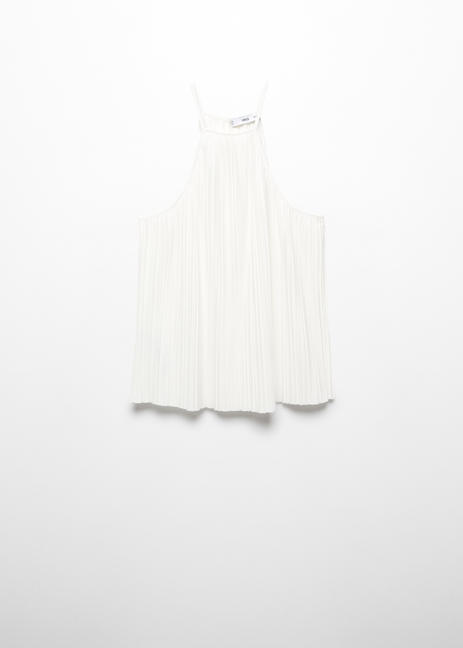 Halter-neck pleated top - Article without model