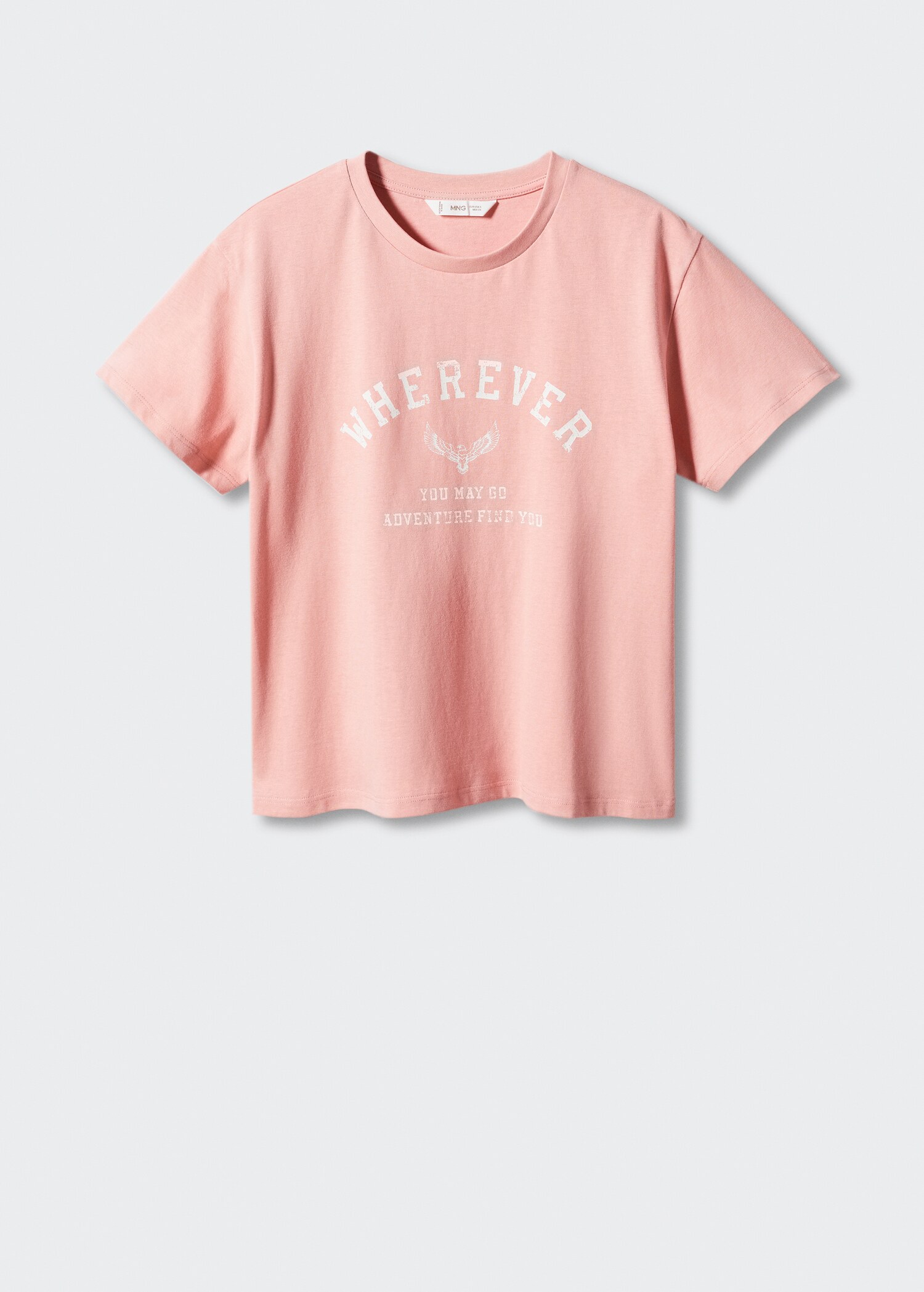 Katoenen T-shirt met print - Artikel zonder model