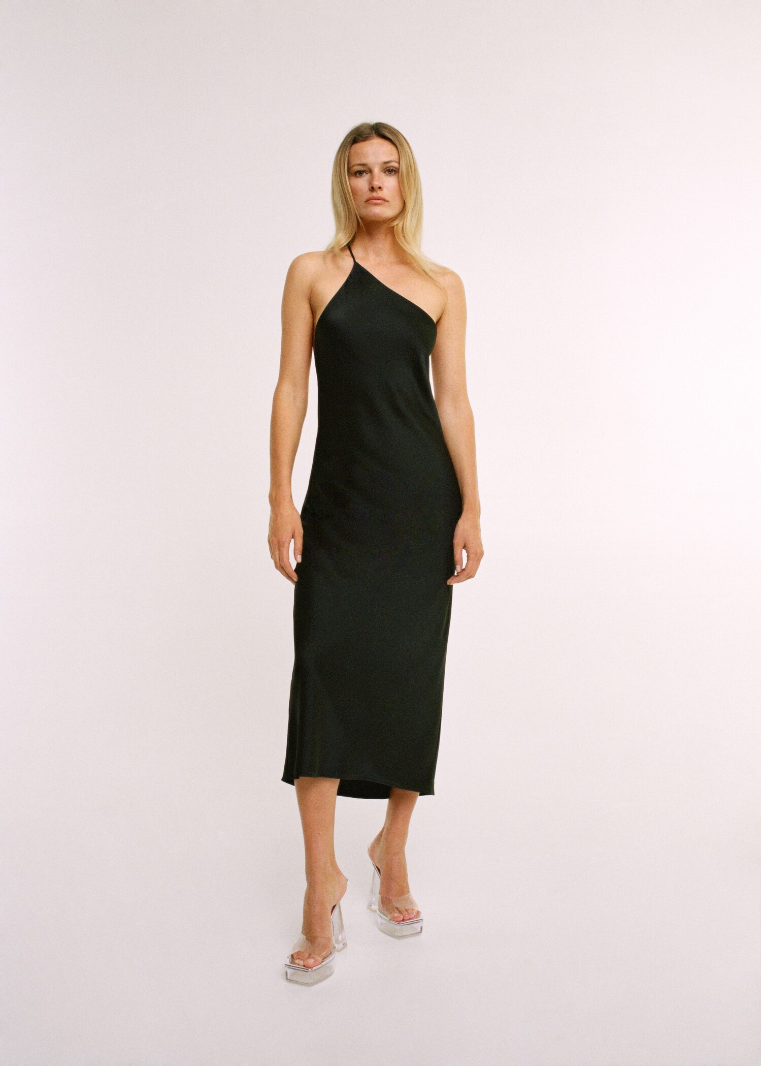 Vestido satinado espalda abierta - Detalle del artículo 9