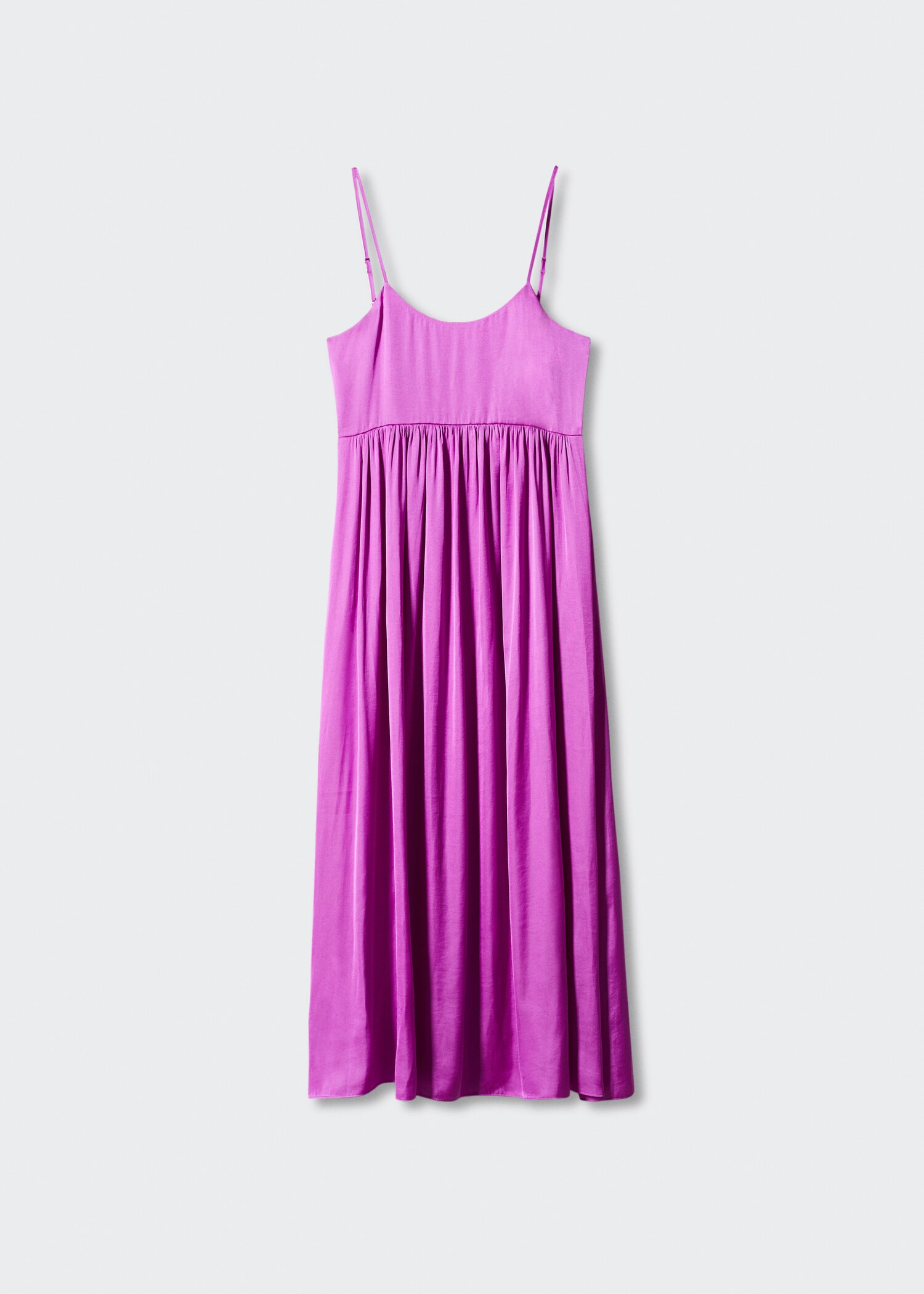 Long satin dress - Article without model