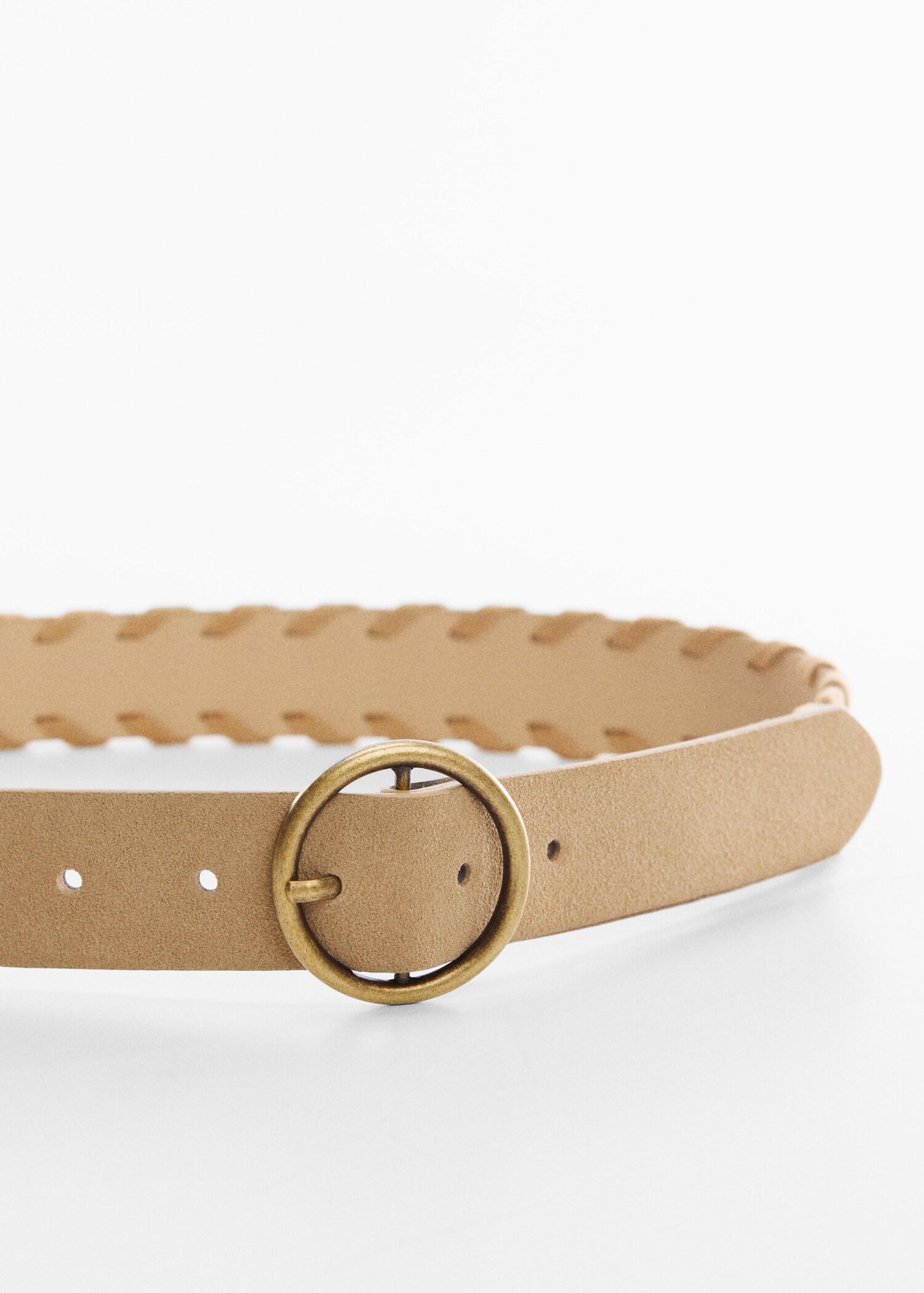Braided belt with buckle - Details of the article 1