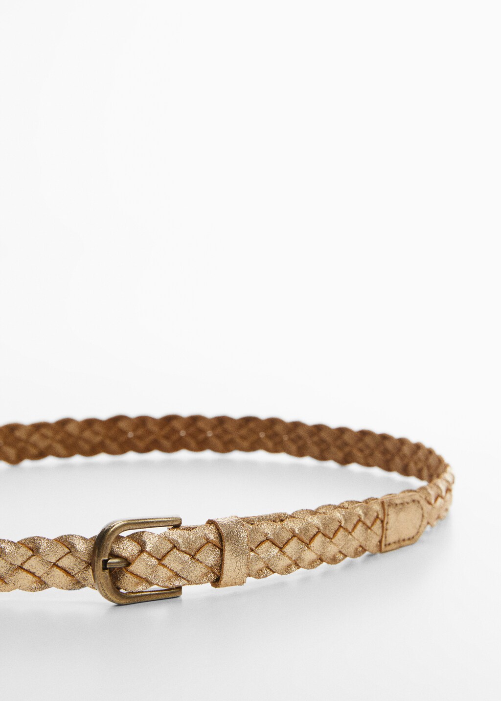Braided gold belt 2025
