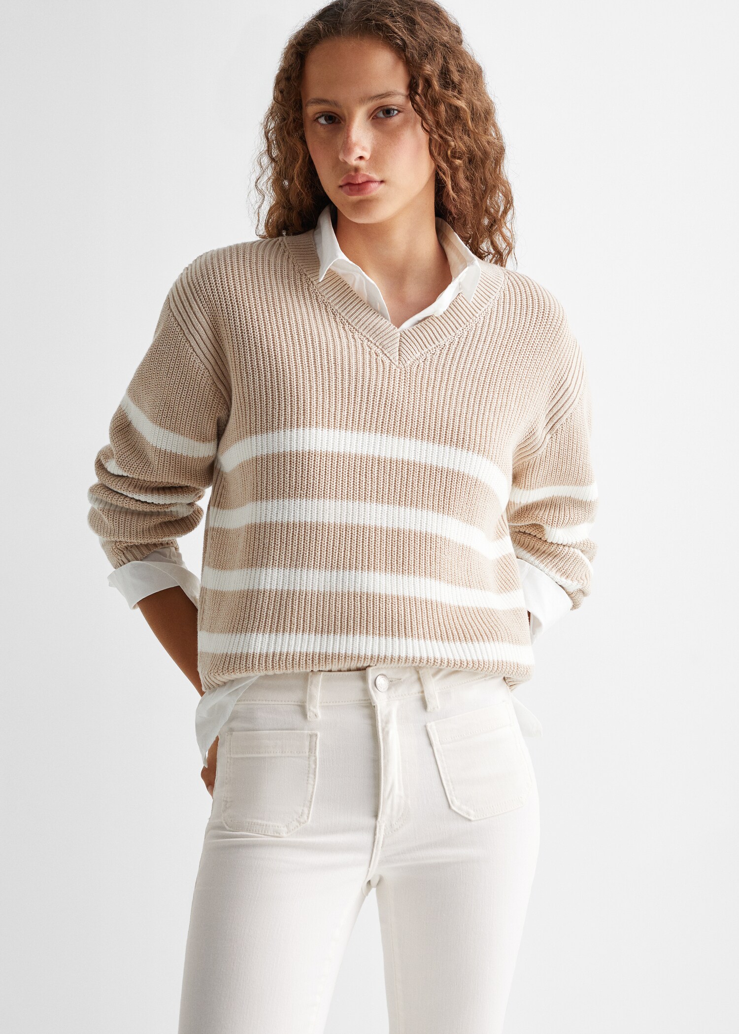 Jean flare poches - Plan moyen