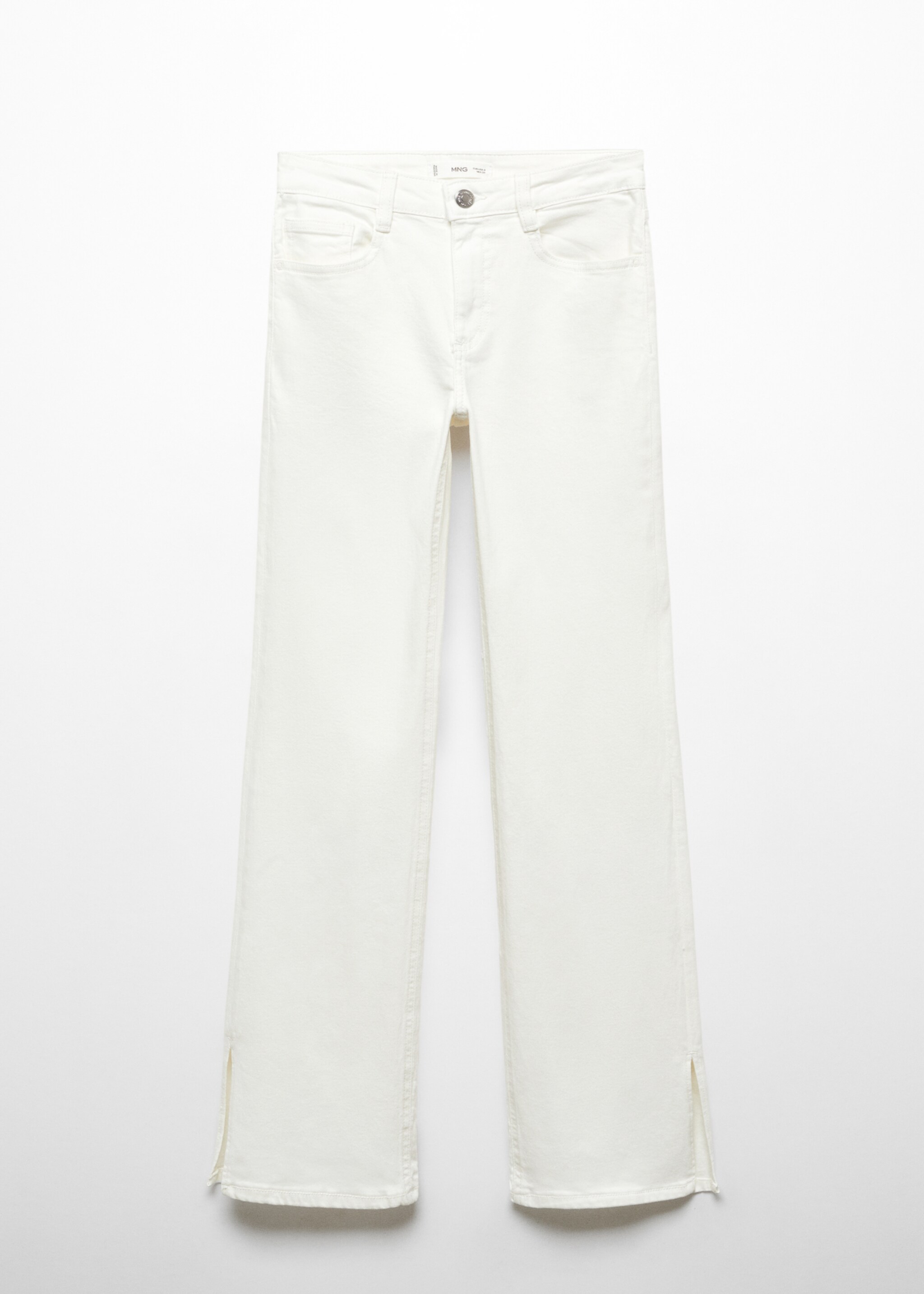 Flared jeans with opening - Article without model