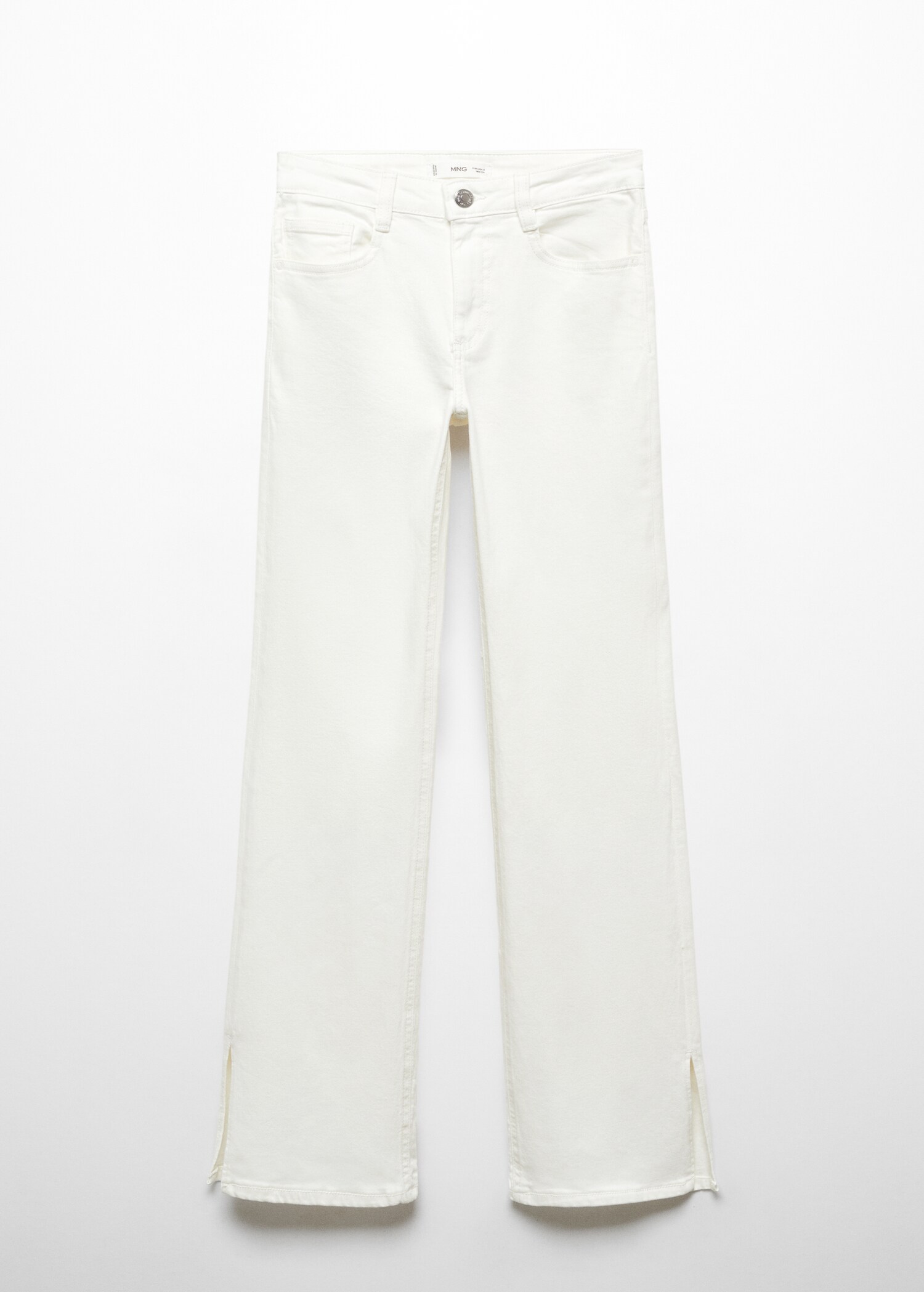 Flared jeans met split - Artikel zonder model