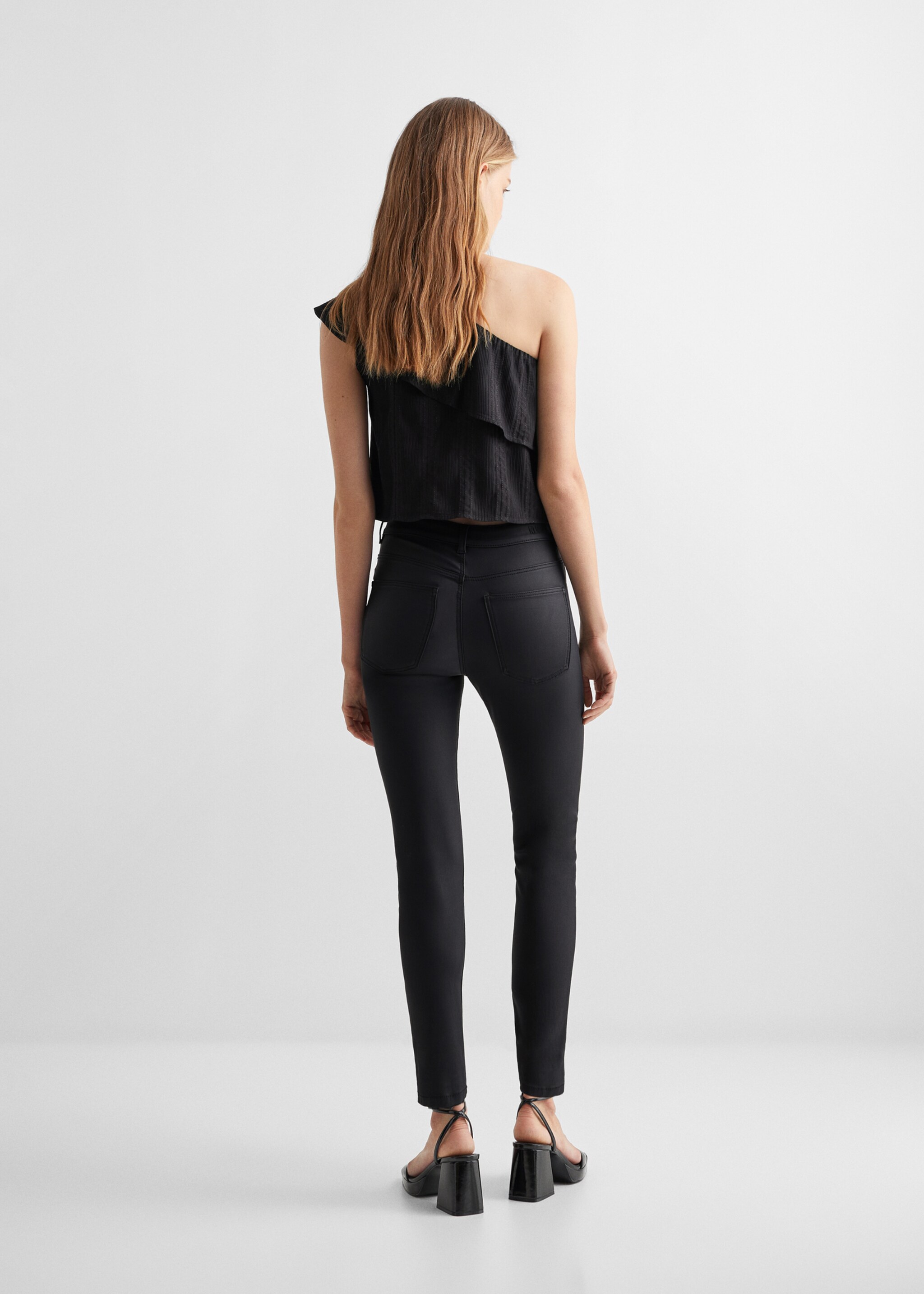 Gecoate skinny jeans - Achterkant van het artikel