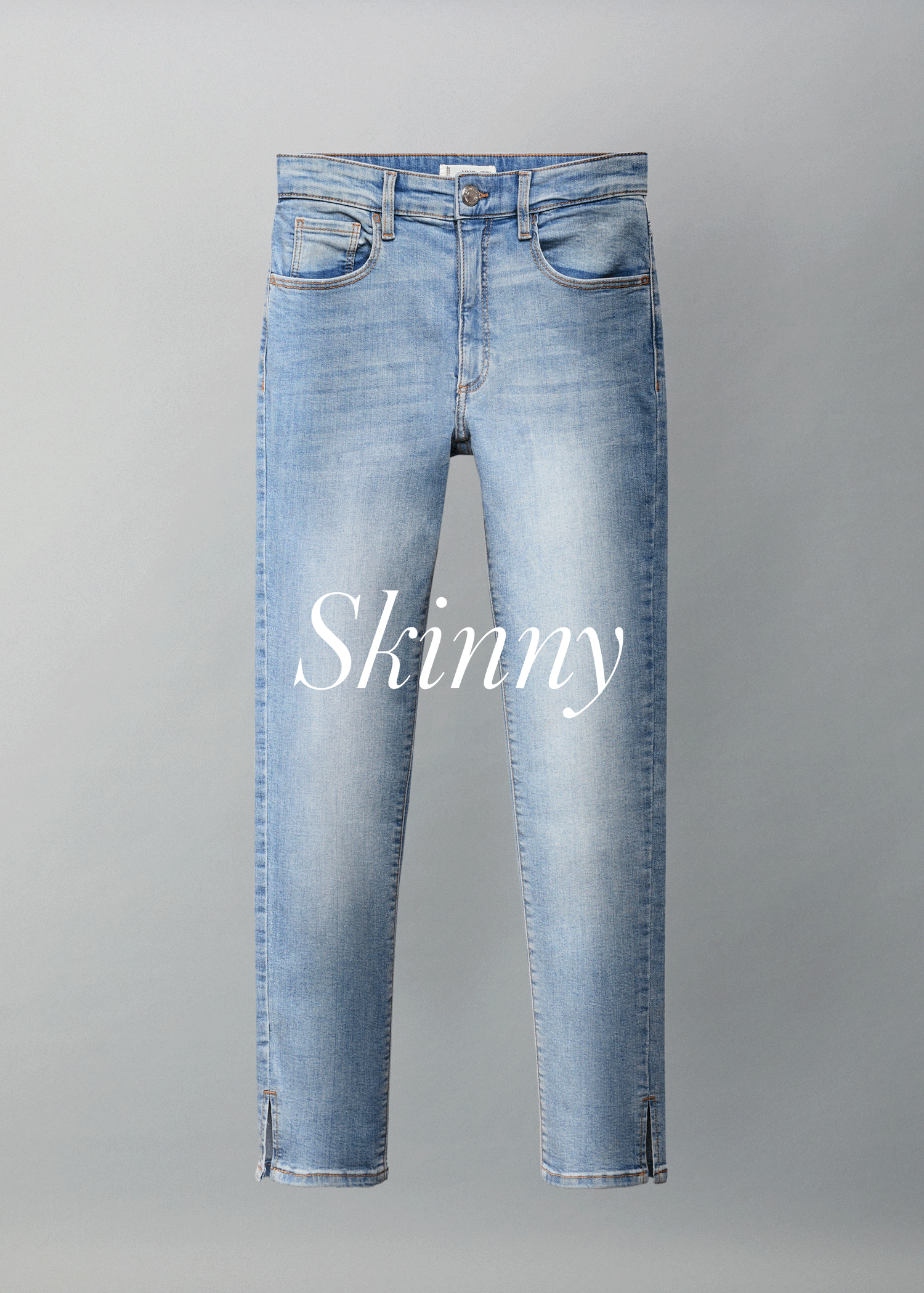 Skinny jeans with slit - Details of the article 9