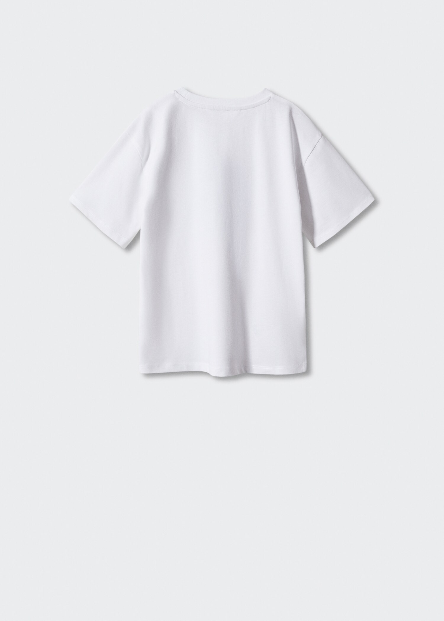 Printed cotton-blend T-shirt - Reverse of the article