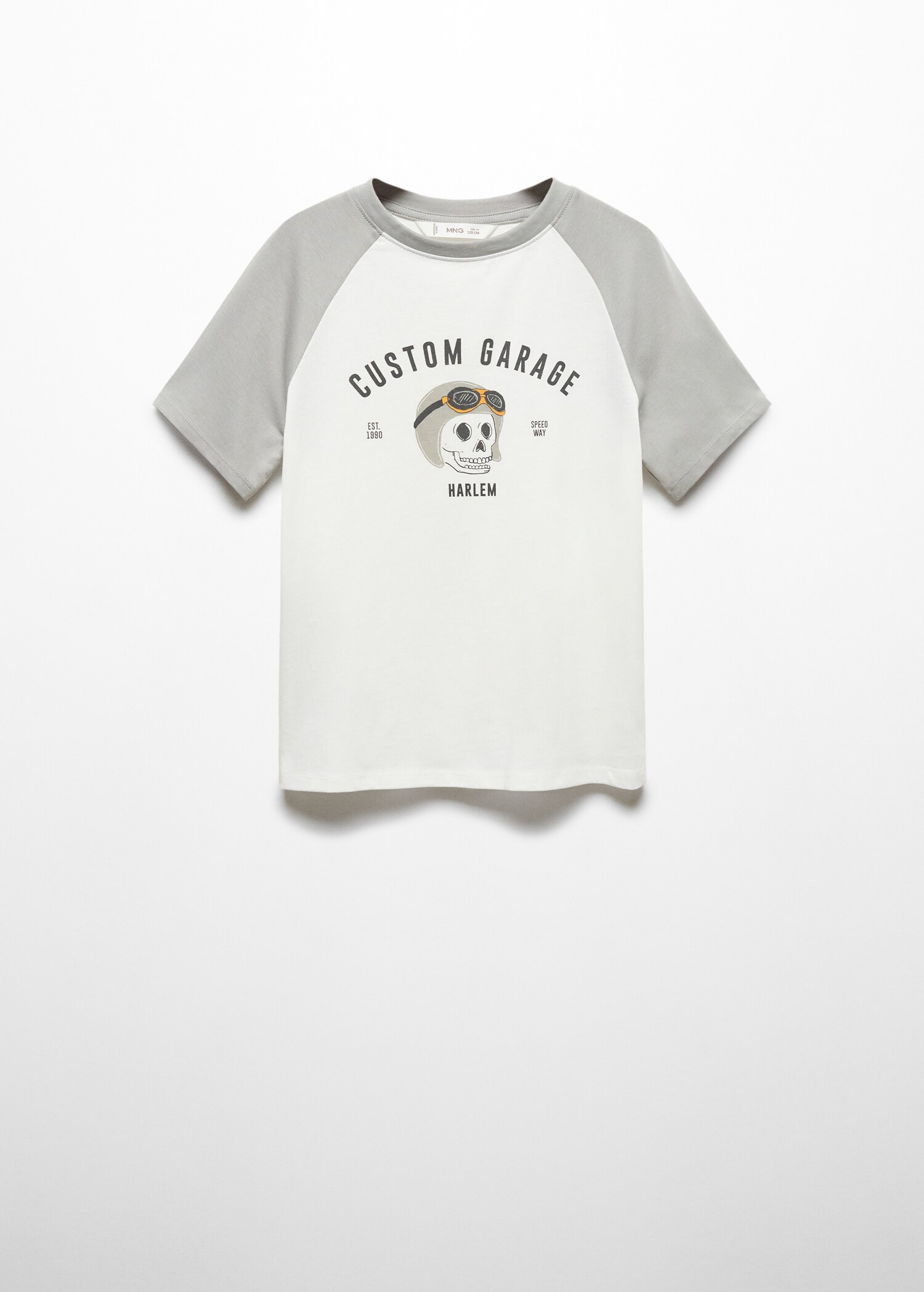 Printed cotton-blend t-shirt - Article without model