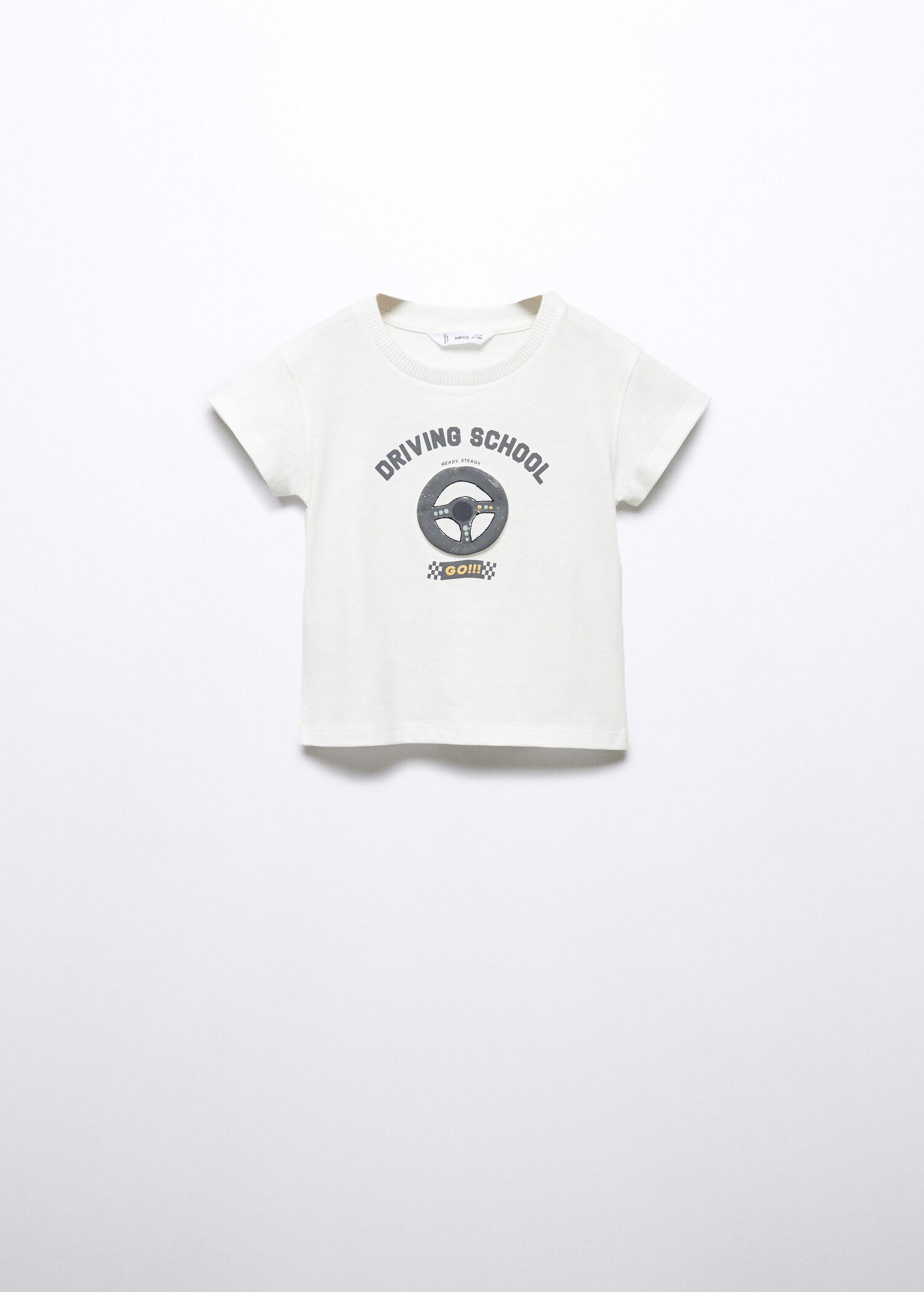 Printed cotton-blend T-shirt - Article without model