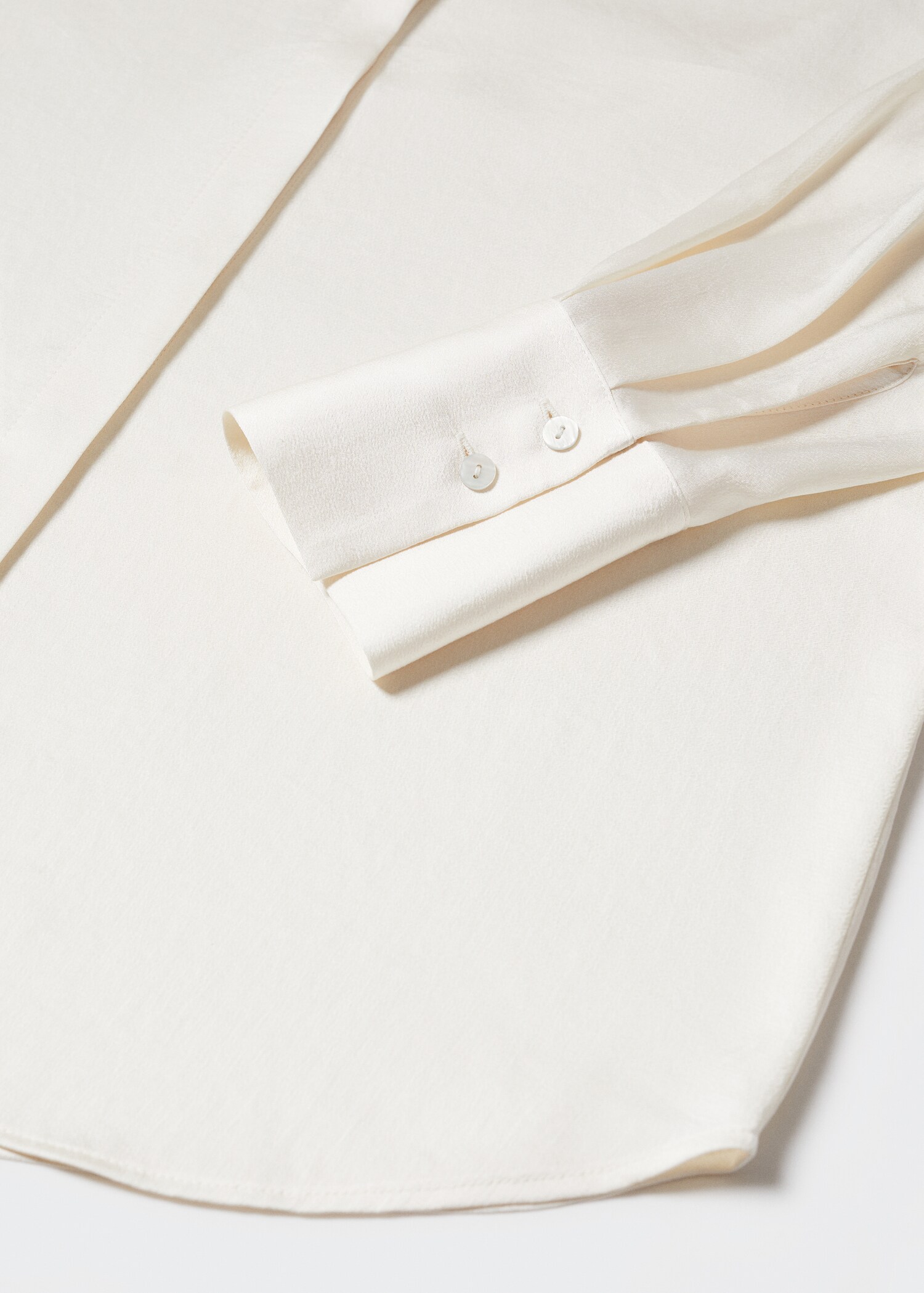 Satin finish flowy shirt - Details of the article 8