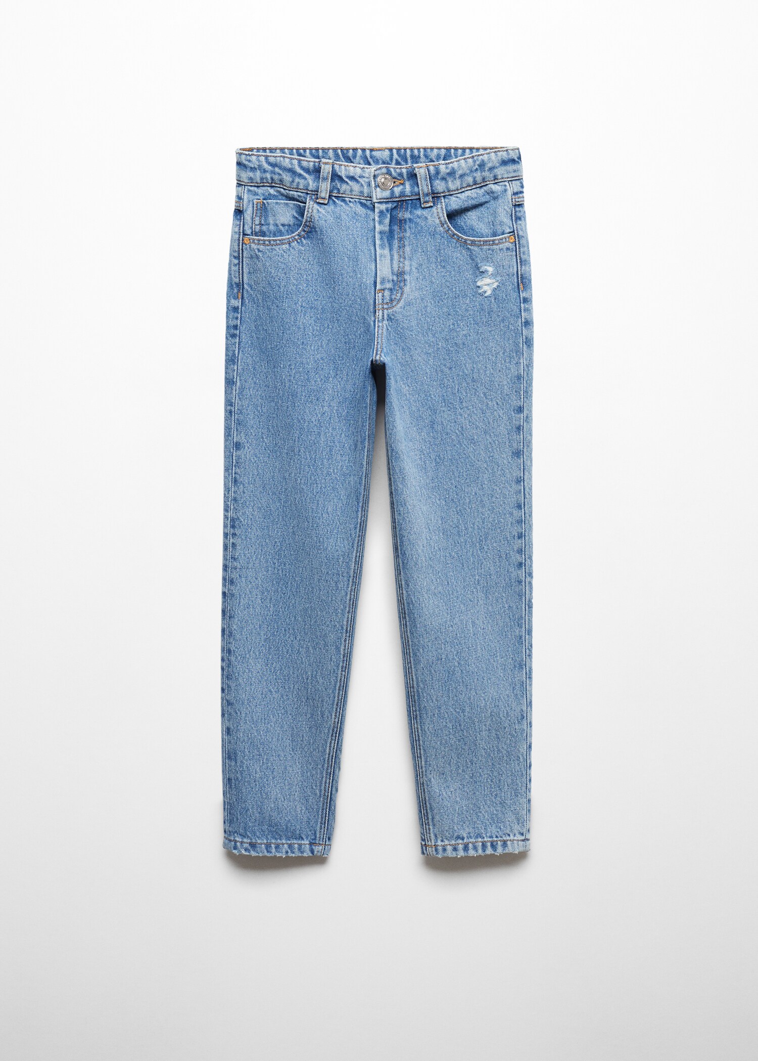 Cotton mom-fit jeans - Article without model