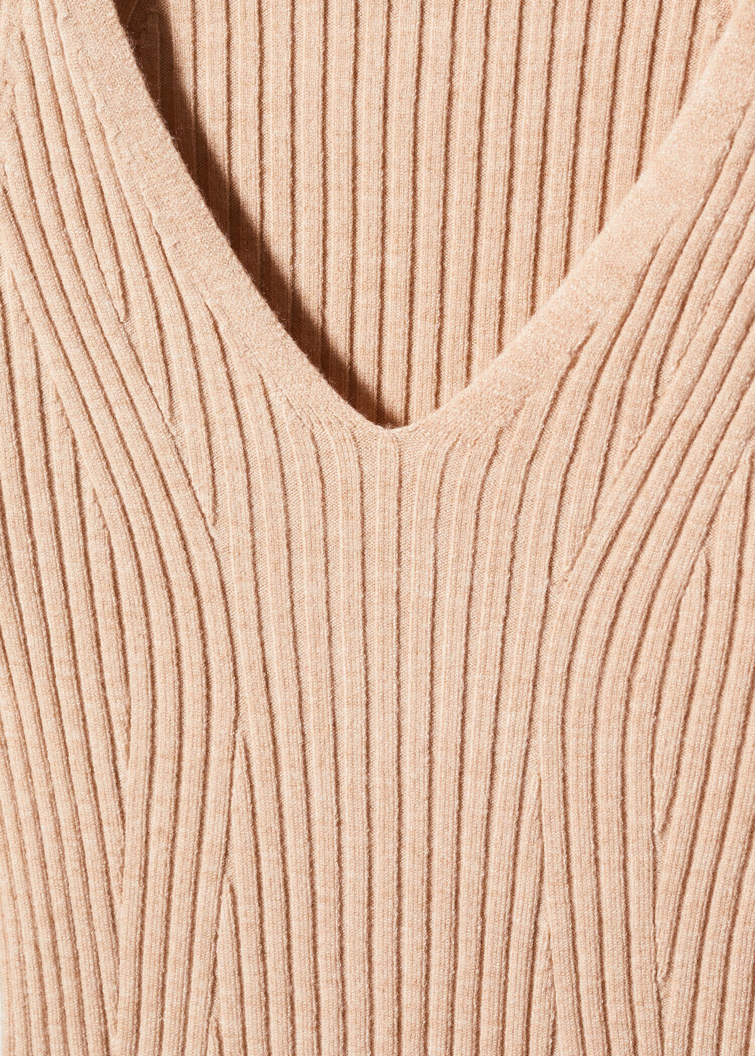 Jersey canalé cuello pico - Detalle del artículo 8