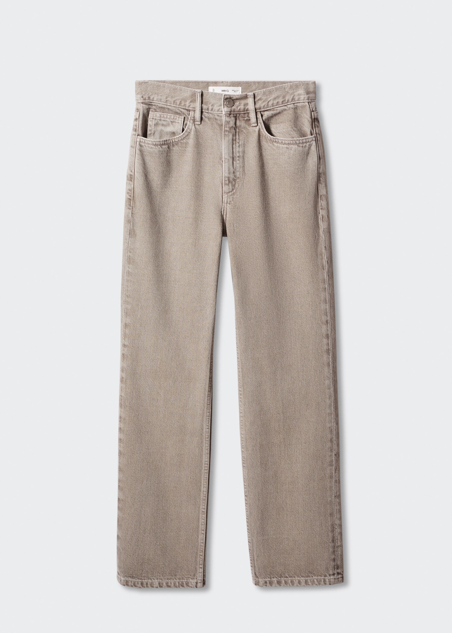 Mid-rise straight jeans - Article without model