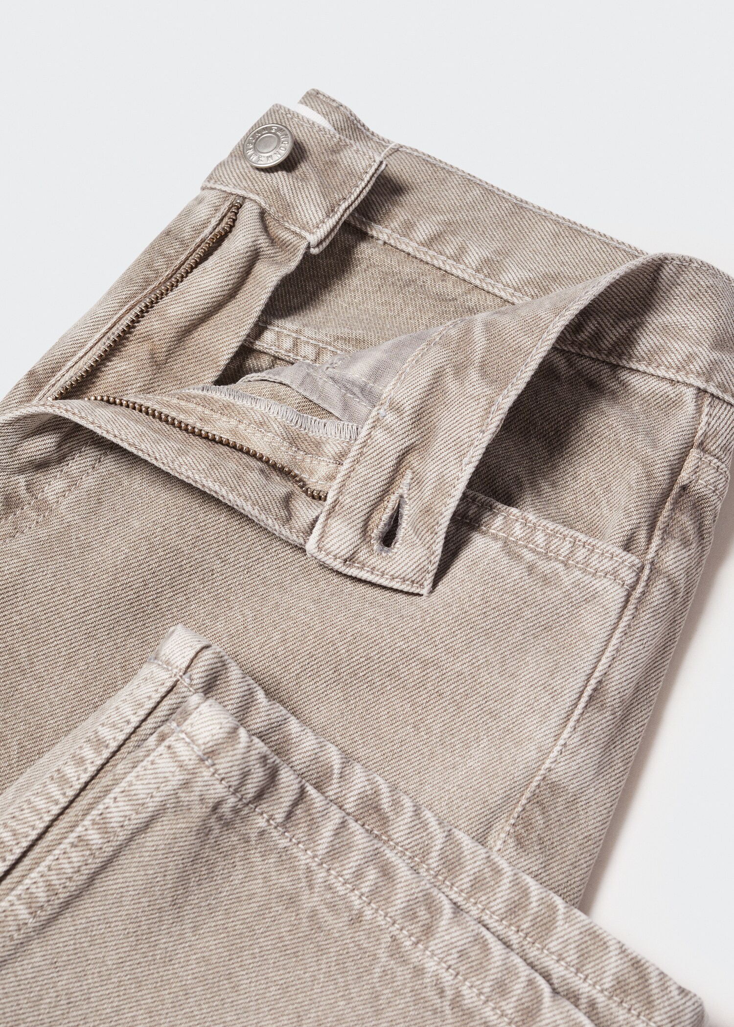 Mid-rise straight jeans - Details of the article 8