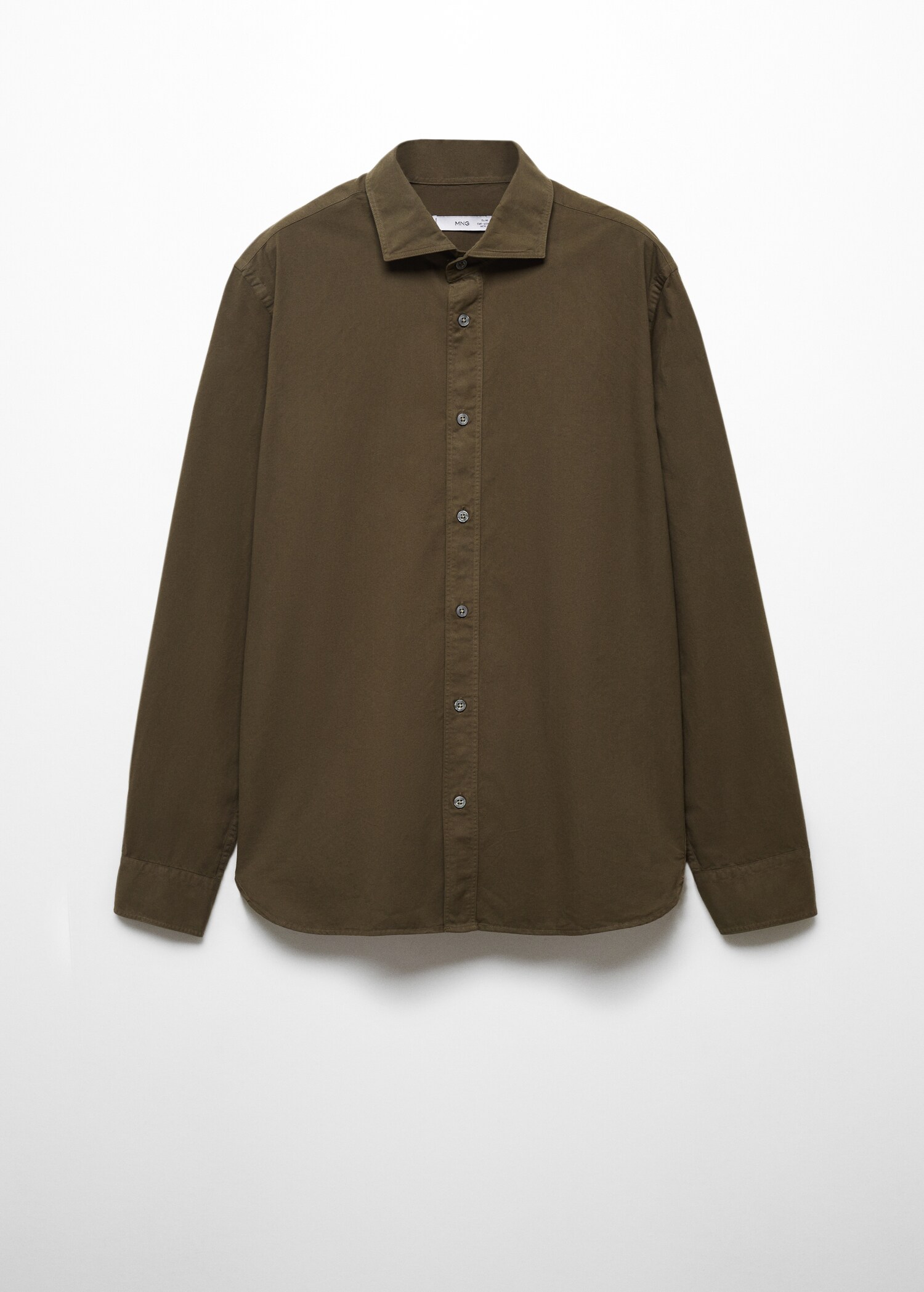 Slim fit-skjorta 100 % bomull - Artikel utan modell