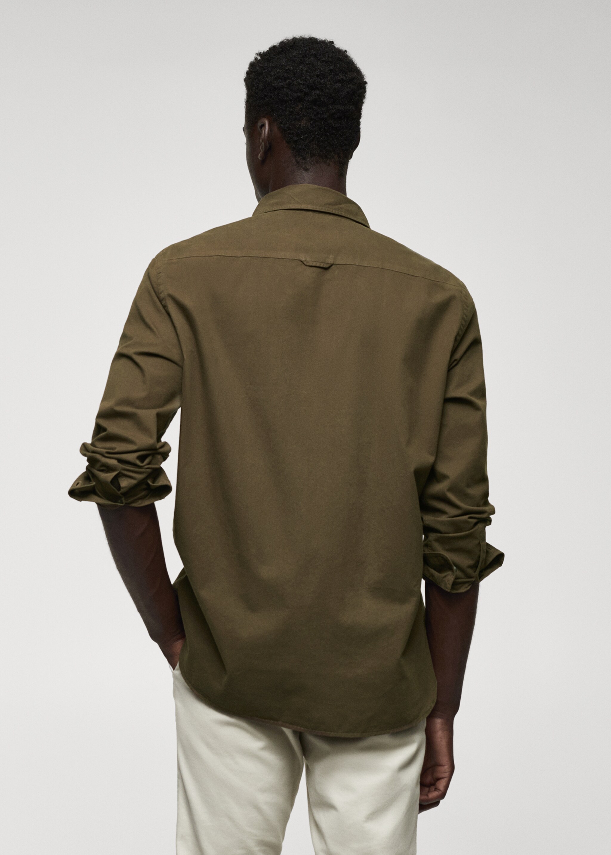 Chemise slim fit 100 % coton - Verso de l’article