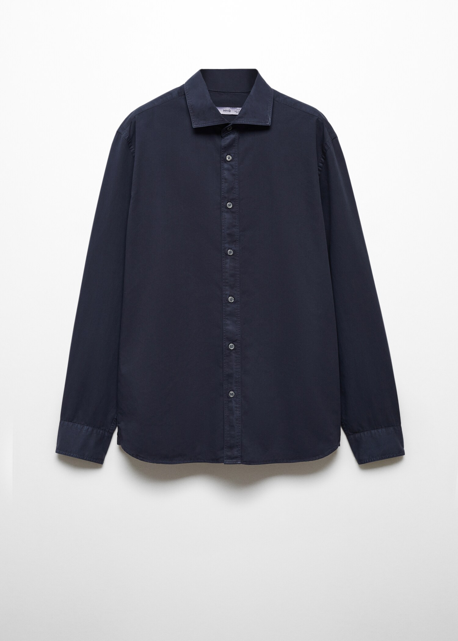 Slim fit-skjorta 100 % bomull - Artikel utan modell