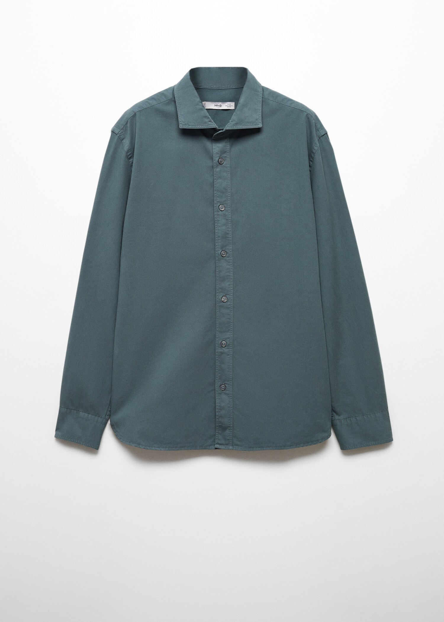 Slim fit-skjorta 100 % bomull - Artikel utan modell