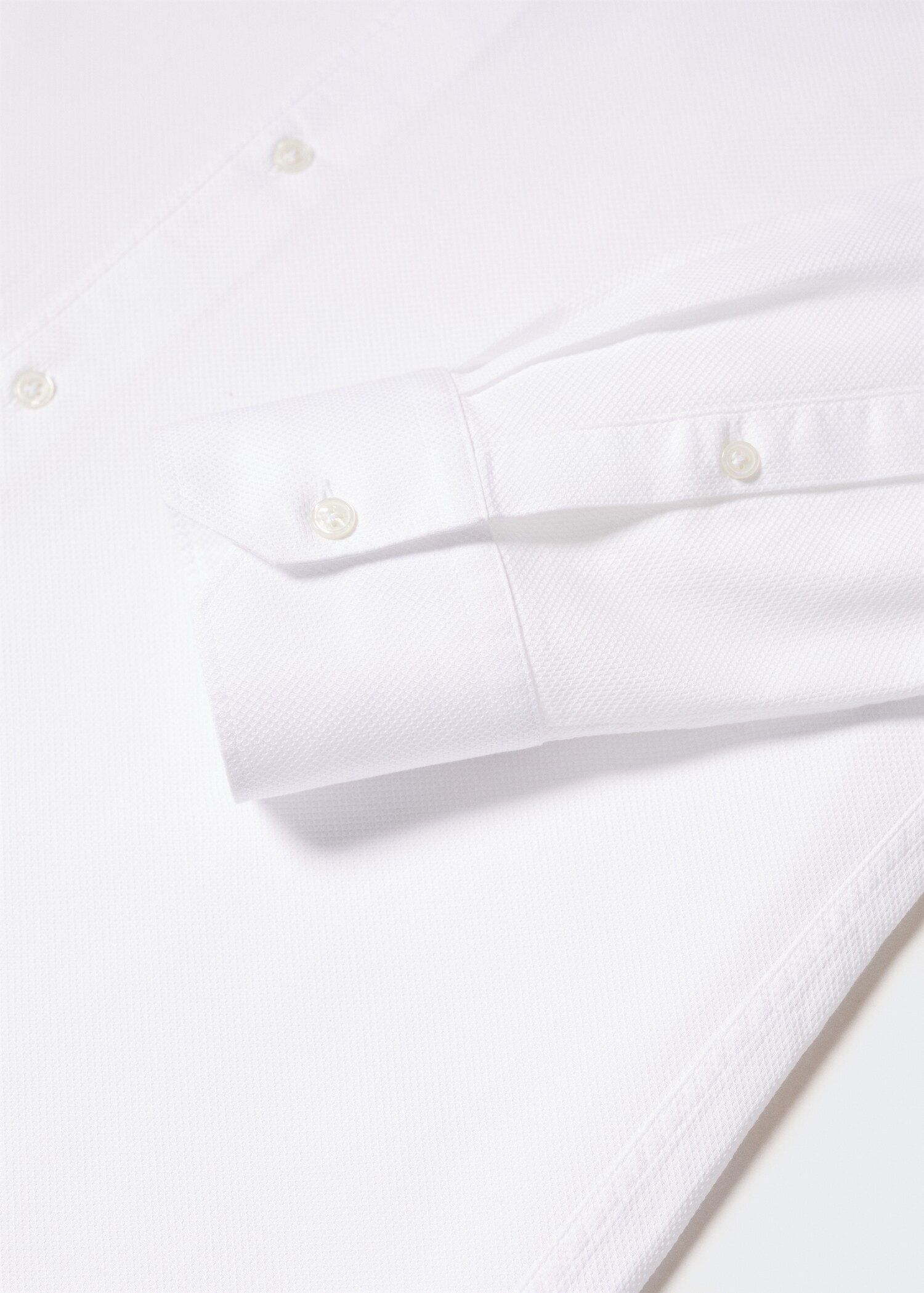 Camisa slim fit algodón estructura - Detalle del artículo 8