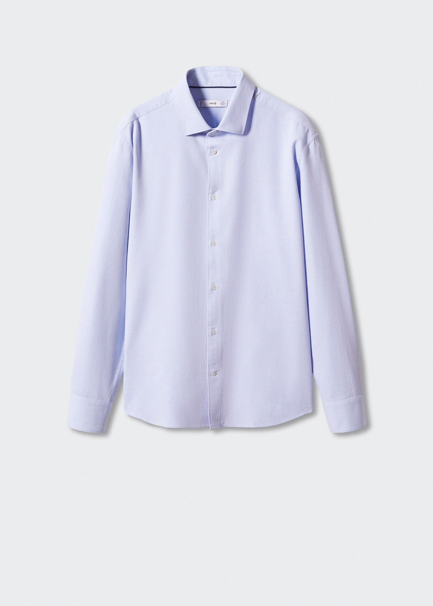 Camisa slim fit algodón estructura - Artículo sin modelo