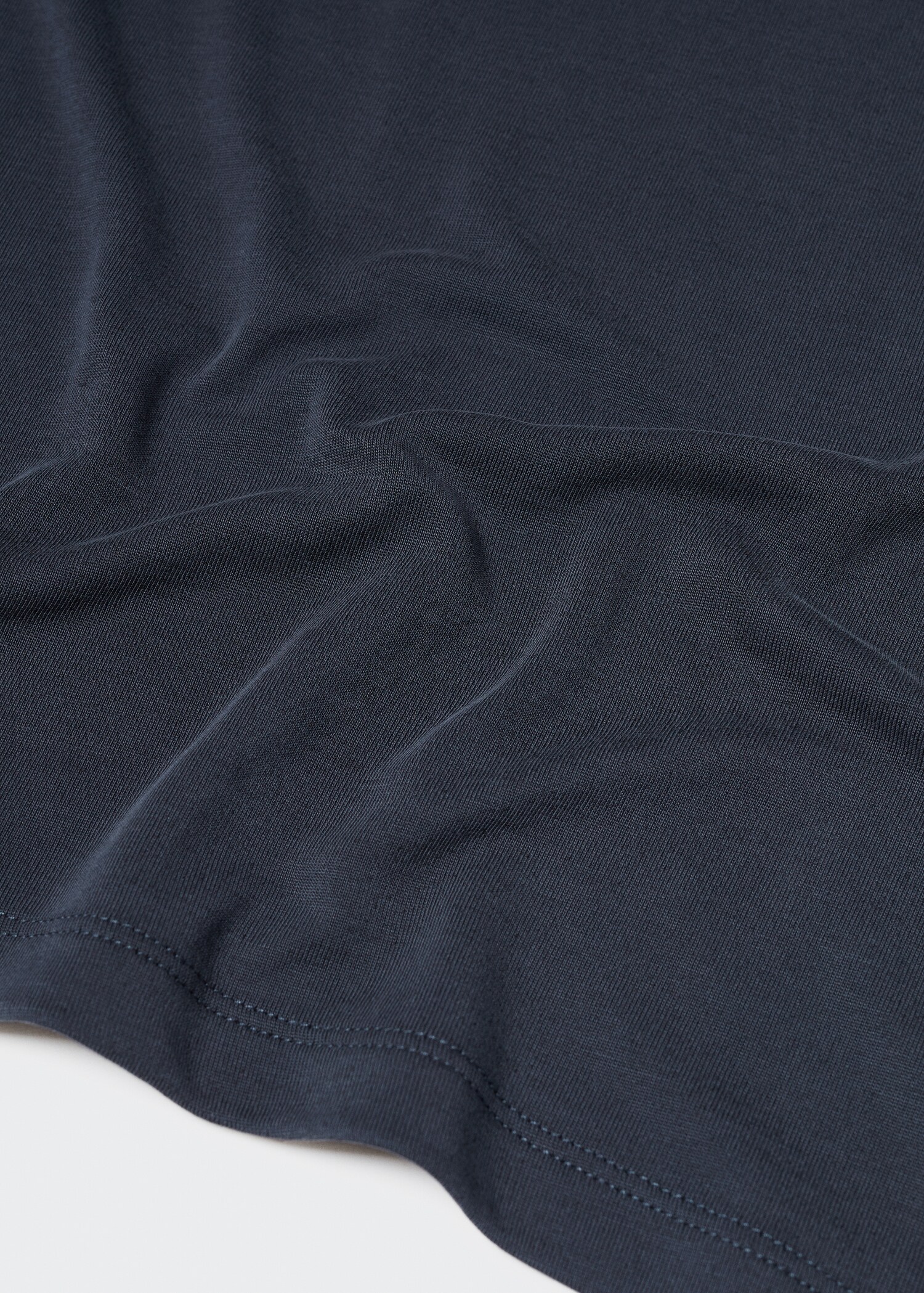 Cropped modal t-shirt - Details of the article 8