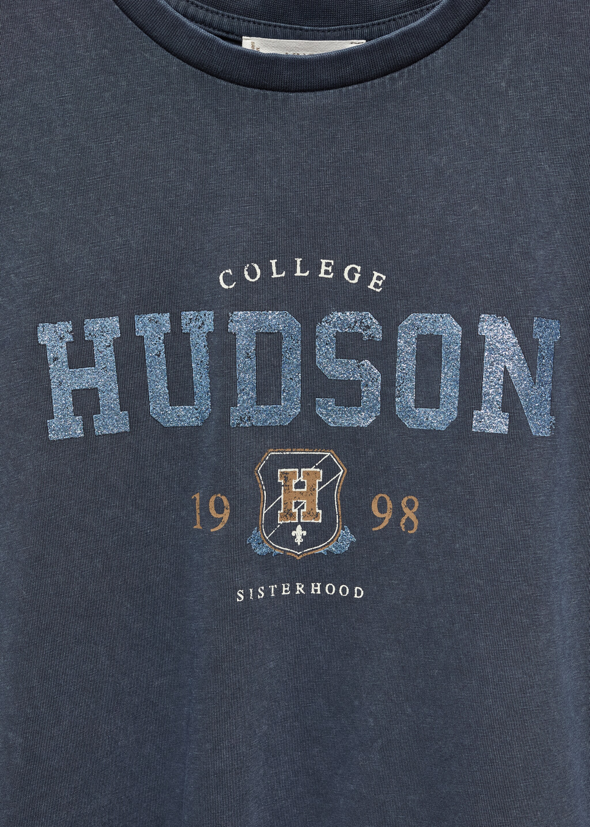 T-shirt coton imprimé - Détail de l'article 8, Bleu marine. Ref: 57004025-00.