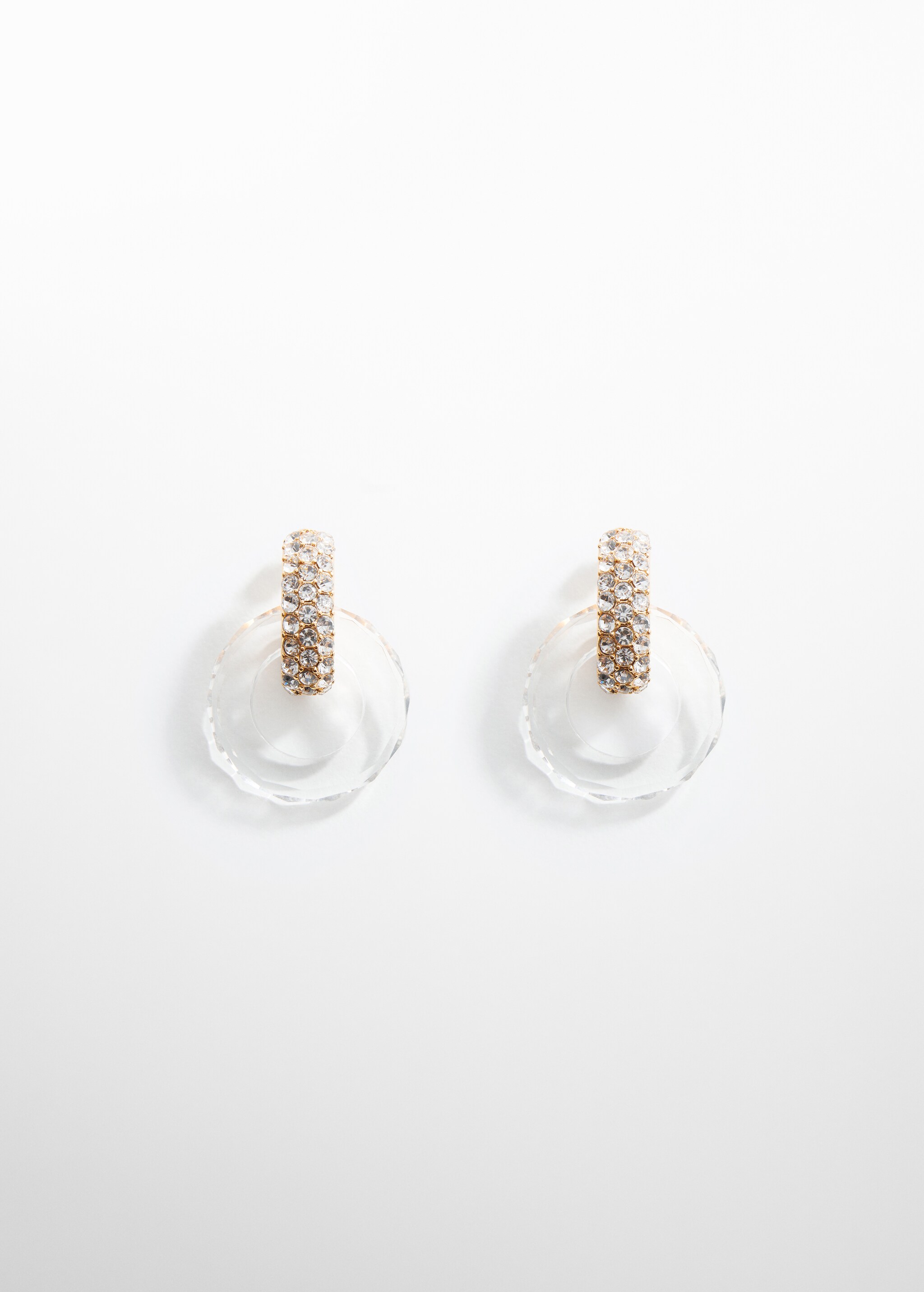 Crystal intertwined earrings - Article without model