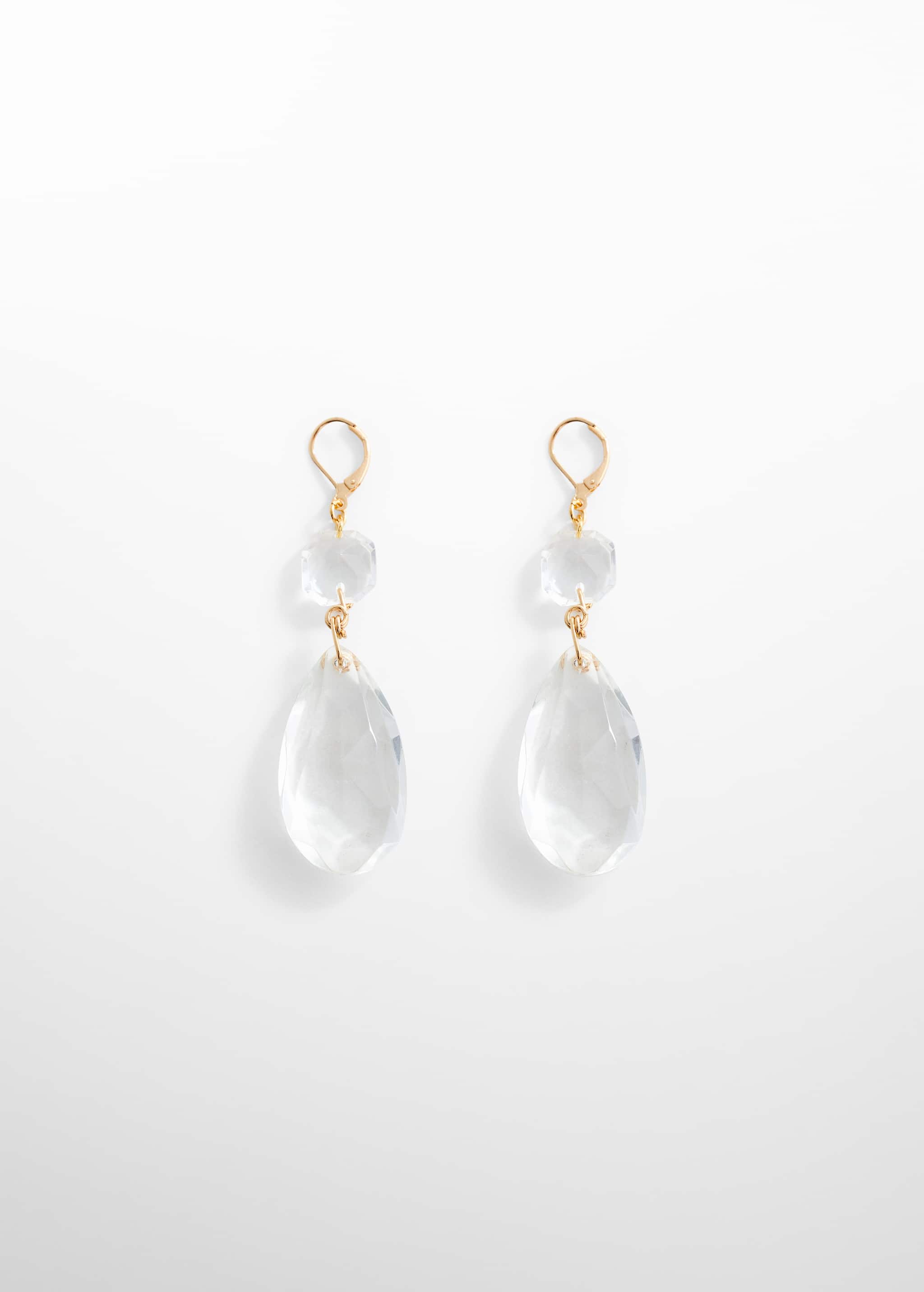 Faceted crystal earring - Article without model