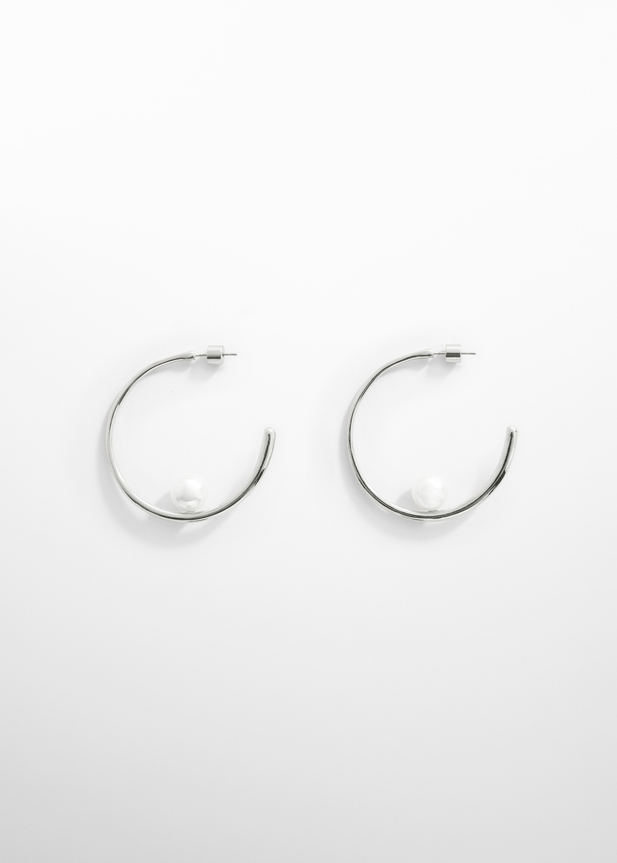 Ohrhänger mit Ringen und Perlen-Detail - Artikel ohne Model