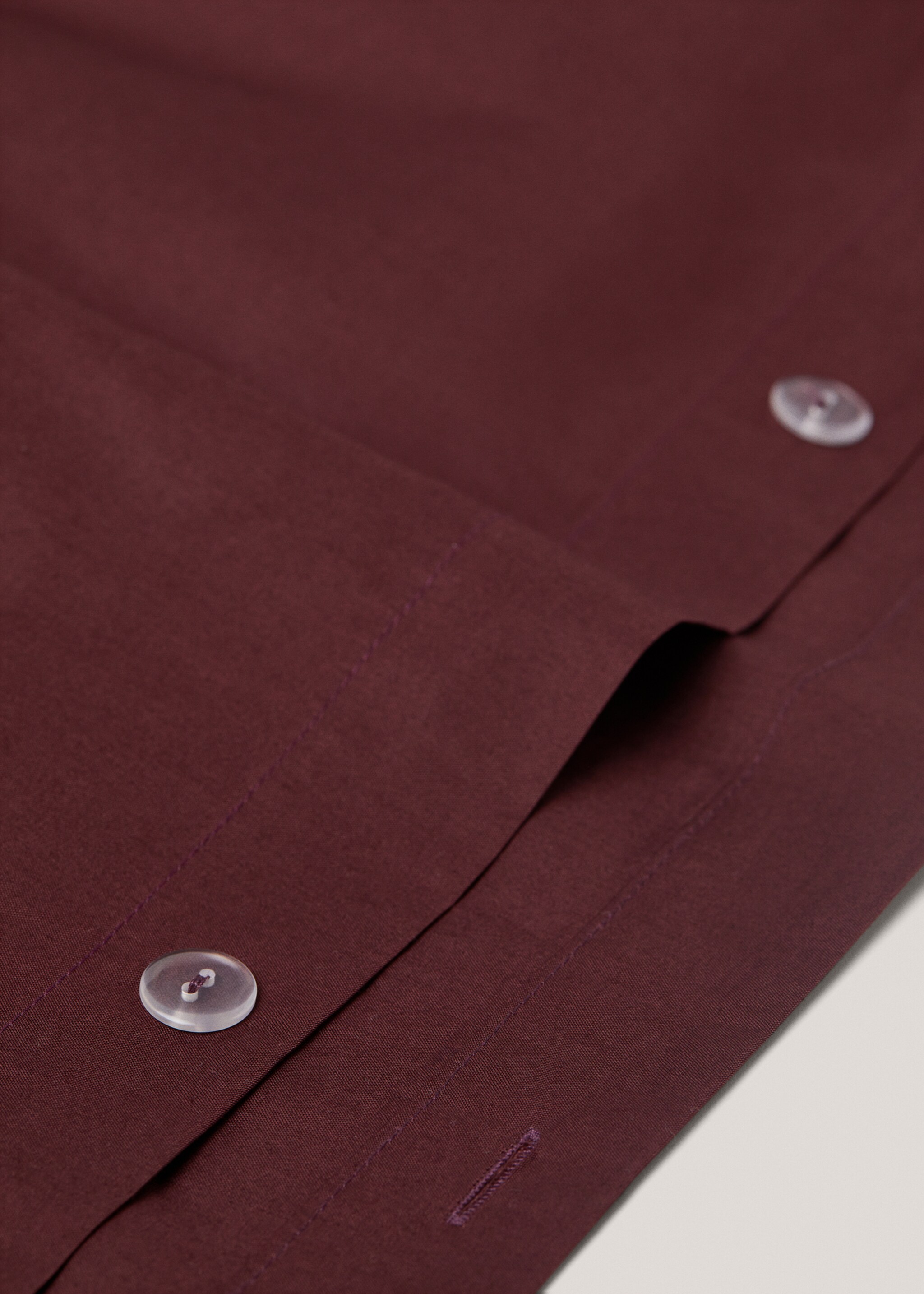 Bettbezug aus Baumwolle (180 Fäden) für 150/160 cm Bett - Detail des Artikels 3