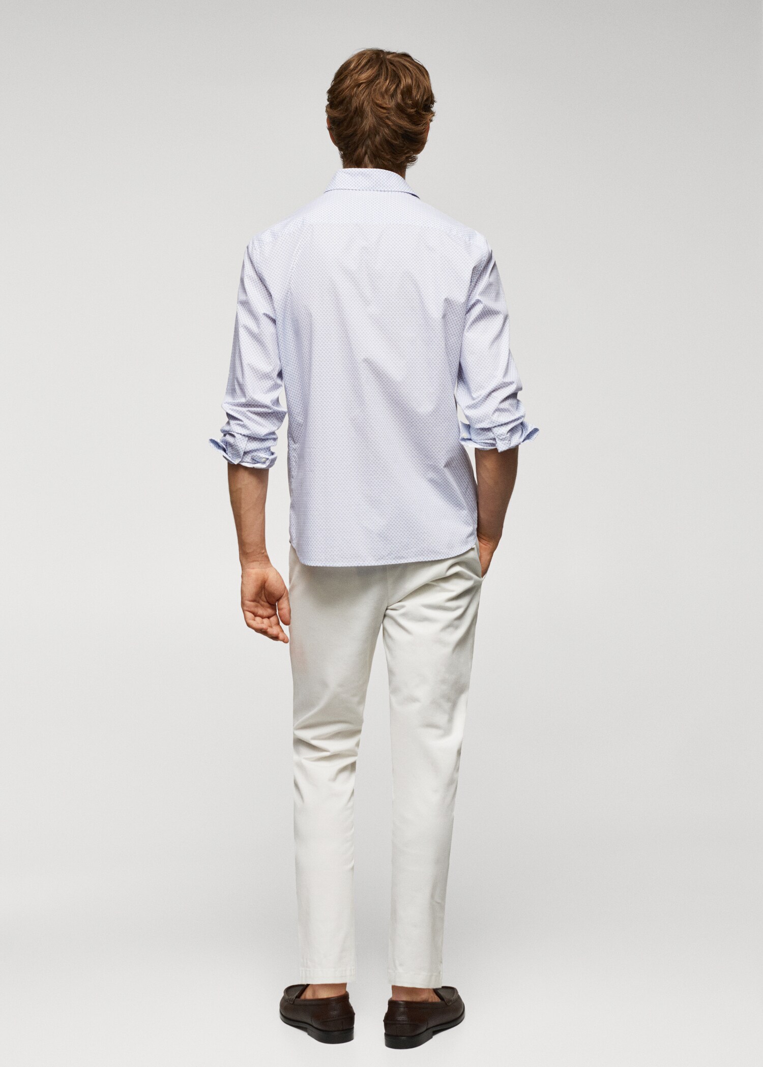 Chemise imprimée 100 % coton - Verso de l’article