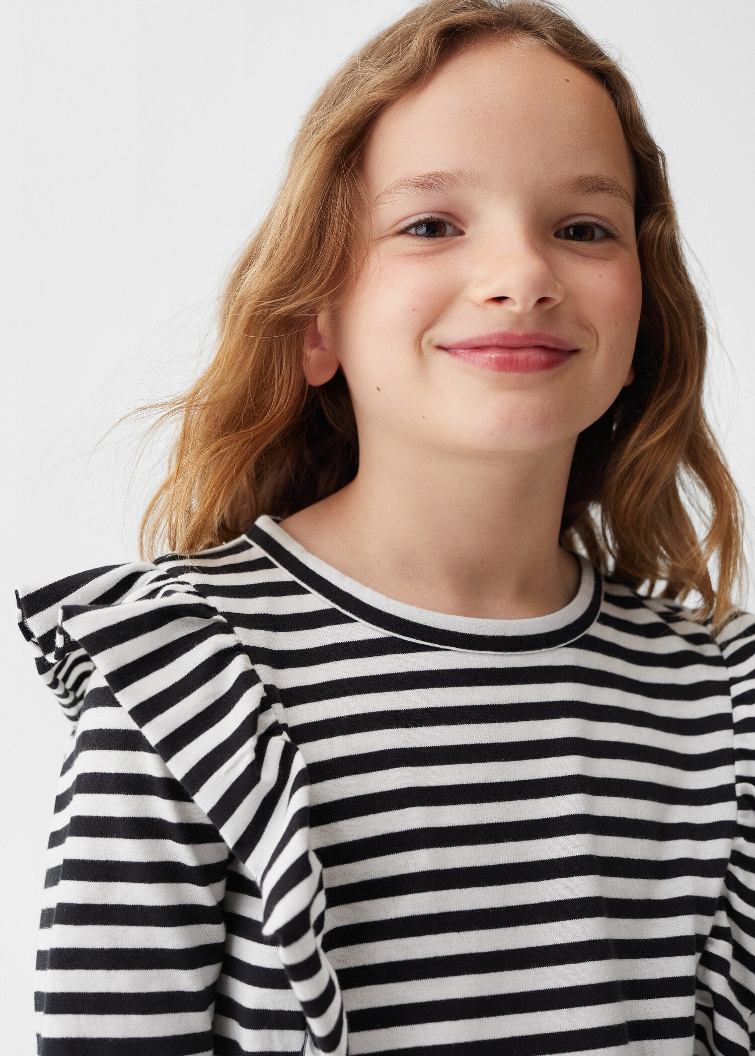 Striped long sleeves t-shirt - Details of the article 1