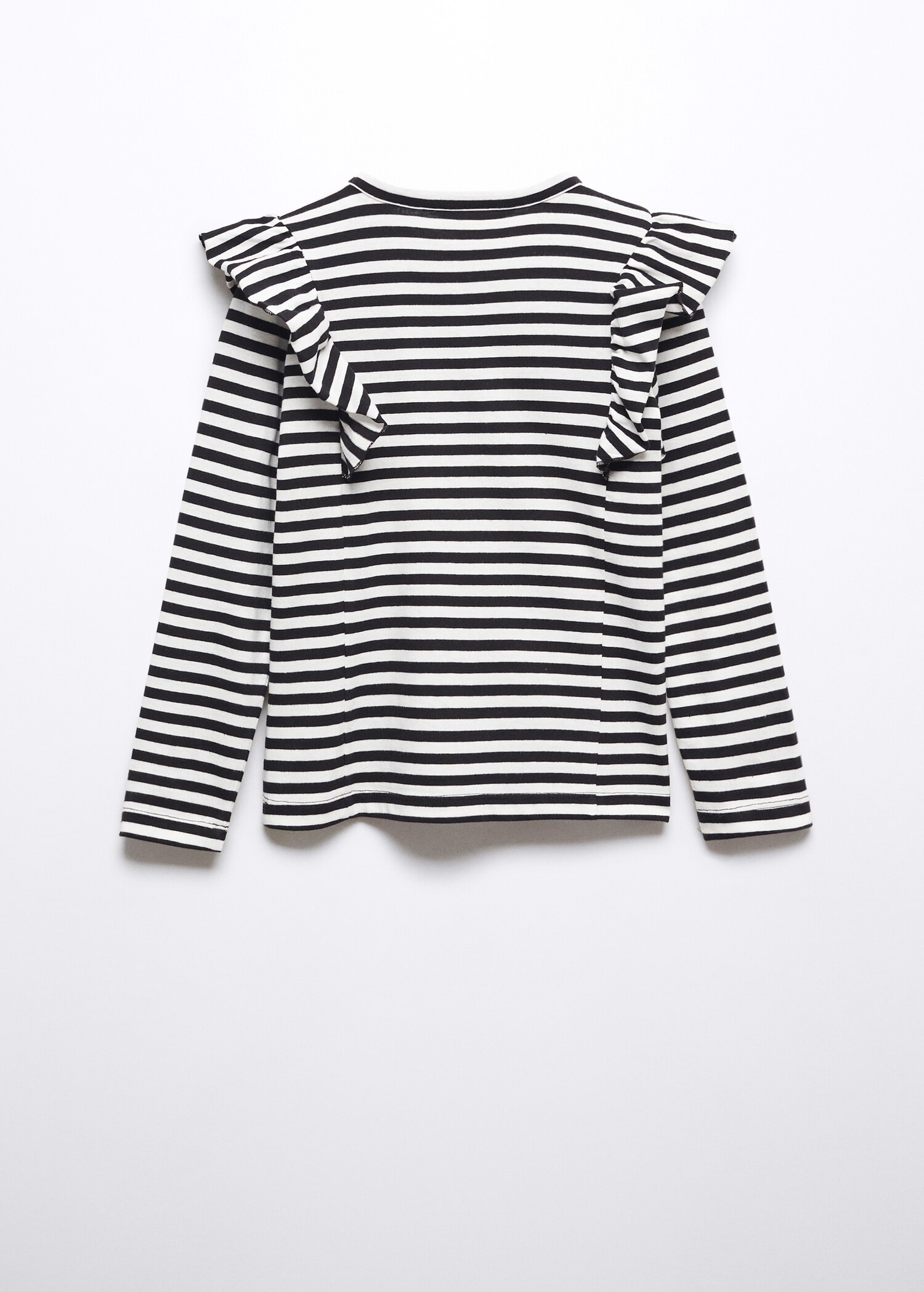 Striped long sleeves t-shirt - Reverse of the article