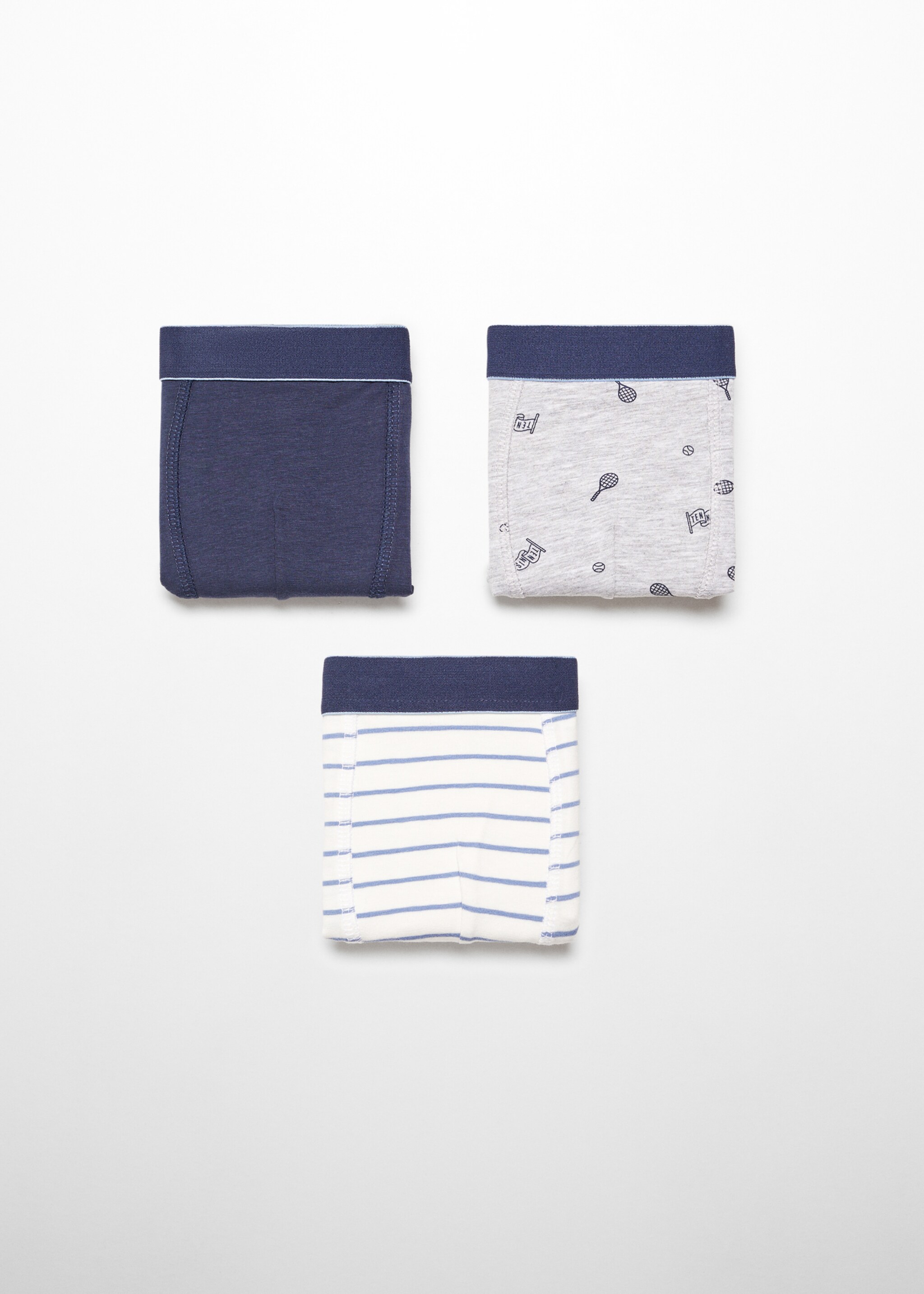 Printed boxer shorts 3 pack - Article without model, Dark Navy. Ref: 57004419-00.